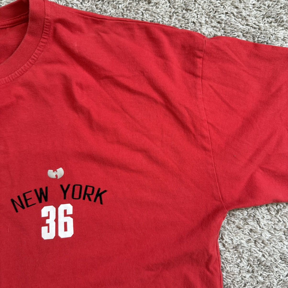 Wu-Tang Clan 🔴Wu-Wear Shirt Size Large Red Wu-Tang Rza Raekwon Size US L / EU 52-54 / 3 - 12 Thumbnail