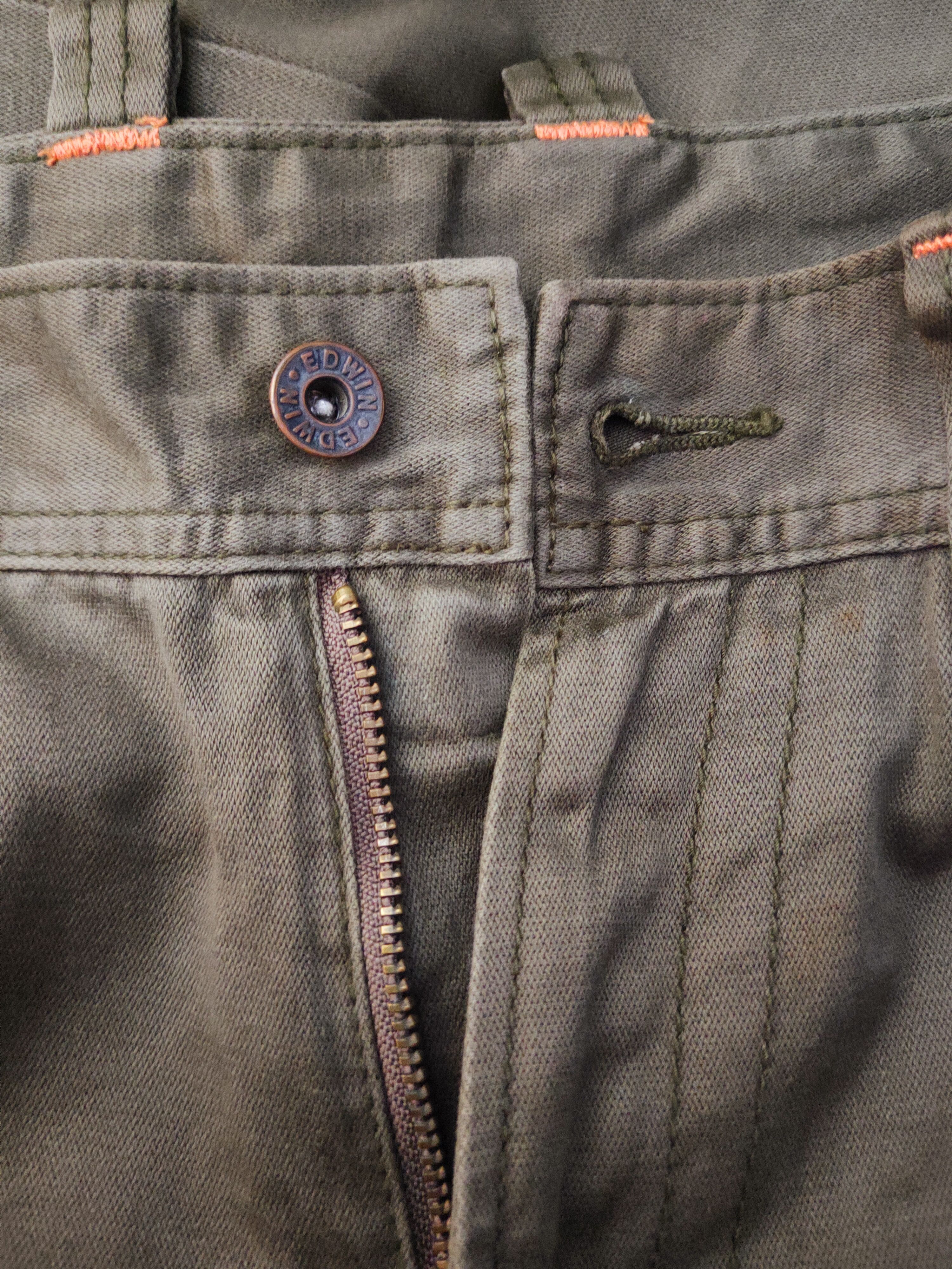 Edwin Edwin Green Multipocket Tactical Cargo Pants #W197 Size US 33 - 14 Thumbnail