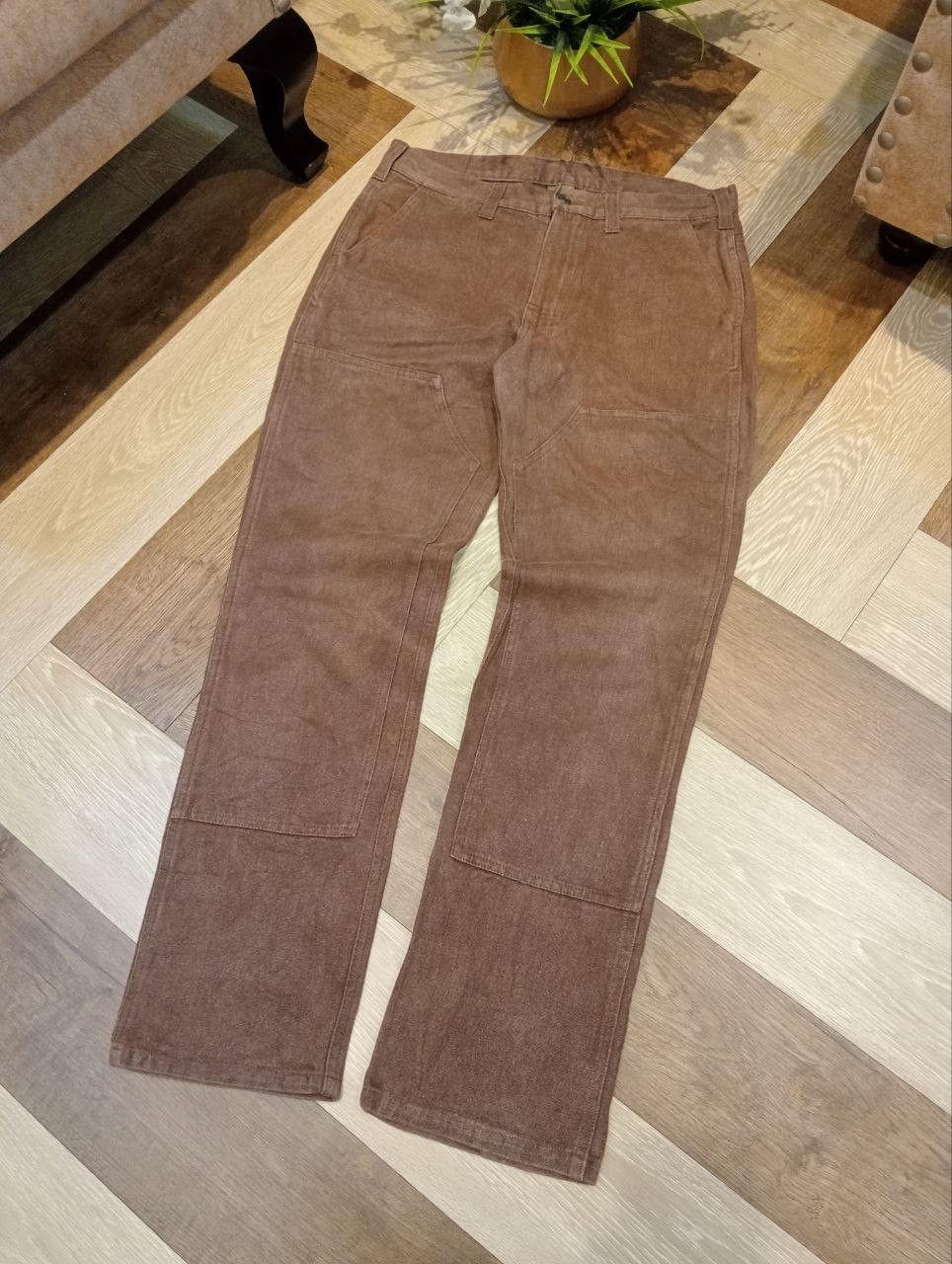 Japanese Brand JAPANESE PHATEE DOUBLE KNEE DENIM PANTS Size US 33 - 2 Thumbnail