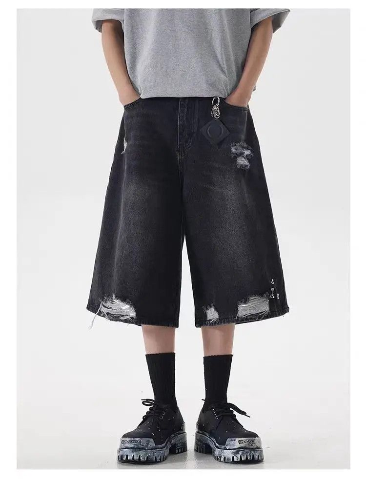 Designer × Japanese Brand Vintage Casual Loose Harajuku Shorts Size US 32 / EU 48 - 2 Thumbnail