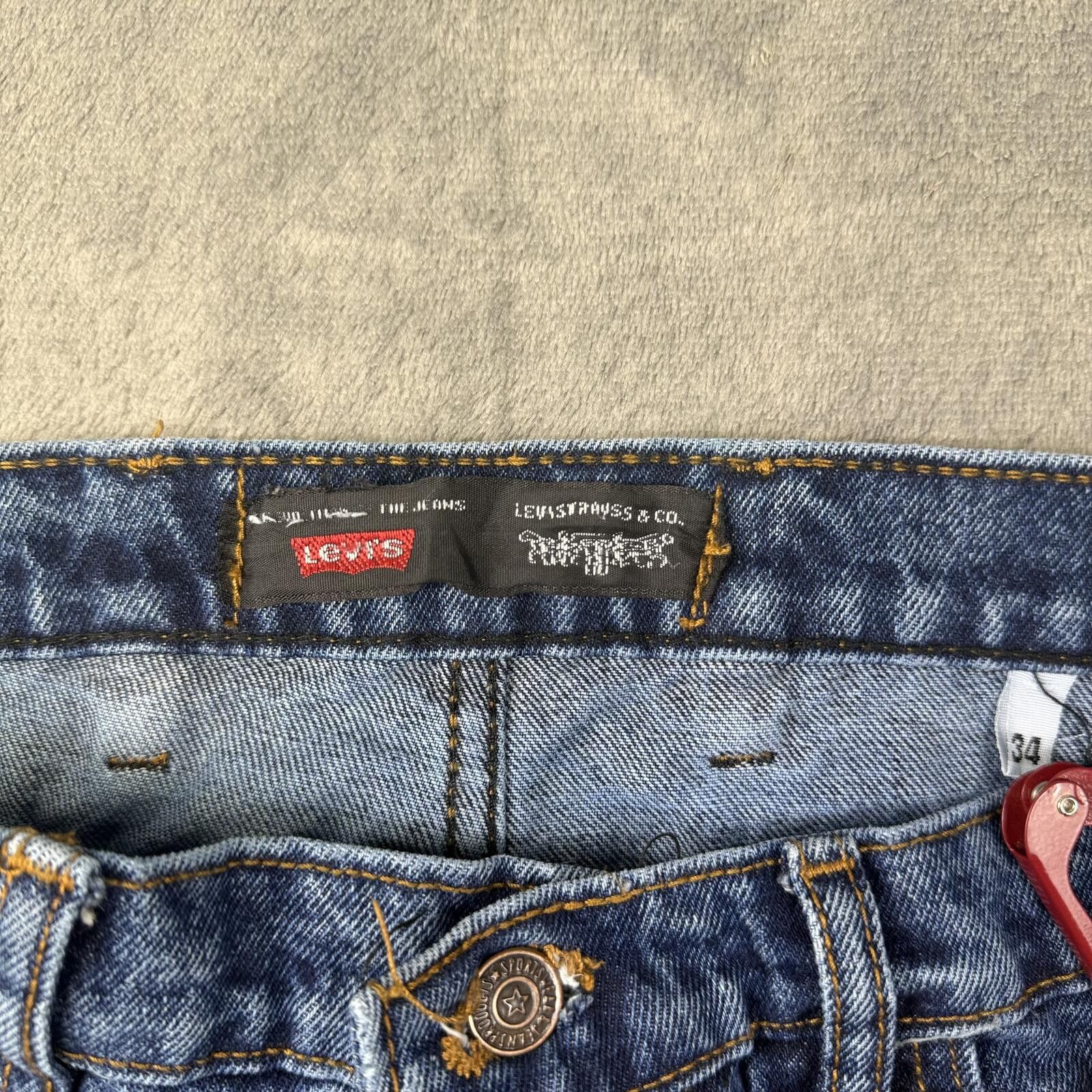 Levi's Levi's Style Mid-Blue alma zipper Denim Jeans Size US 36 / EU 52 - 5 Thumbnail