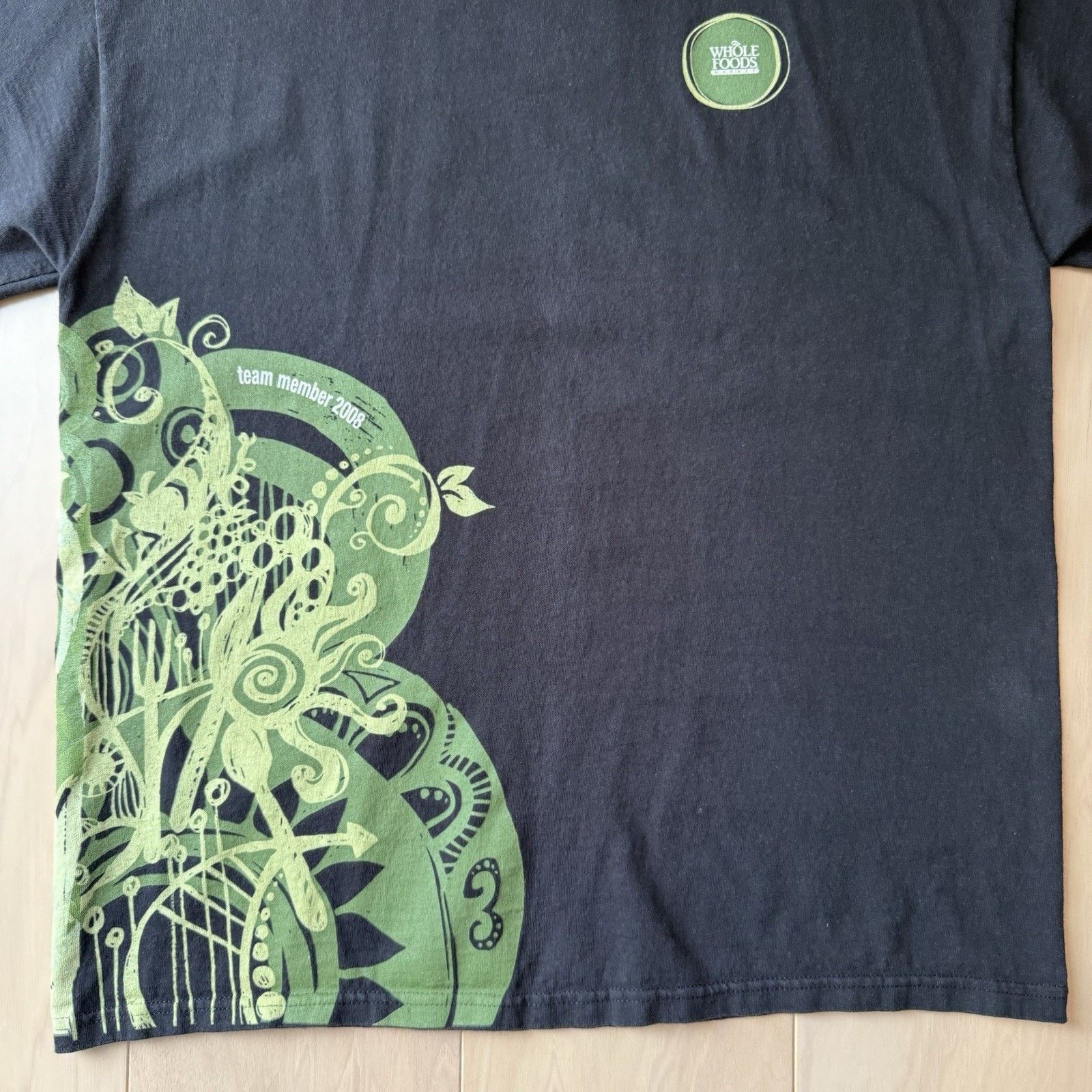 Vintage Vintage Whole Foods Team Member Shirt Large Black Y2K Size US L / EU 52-54 / 3 - 4 Thumbnail