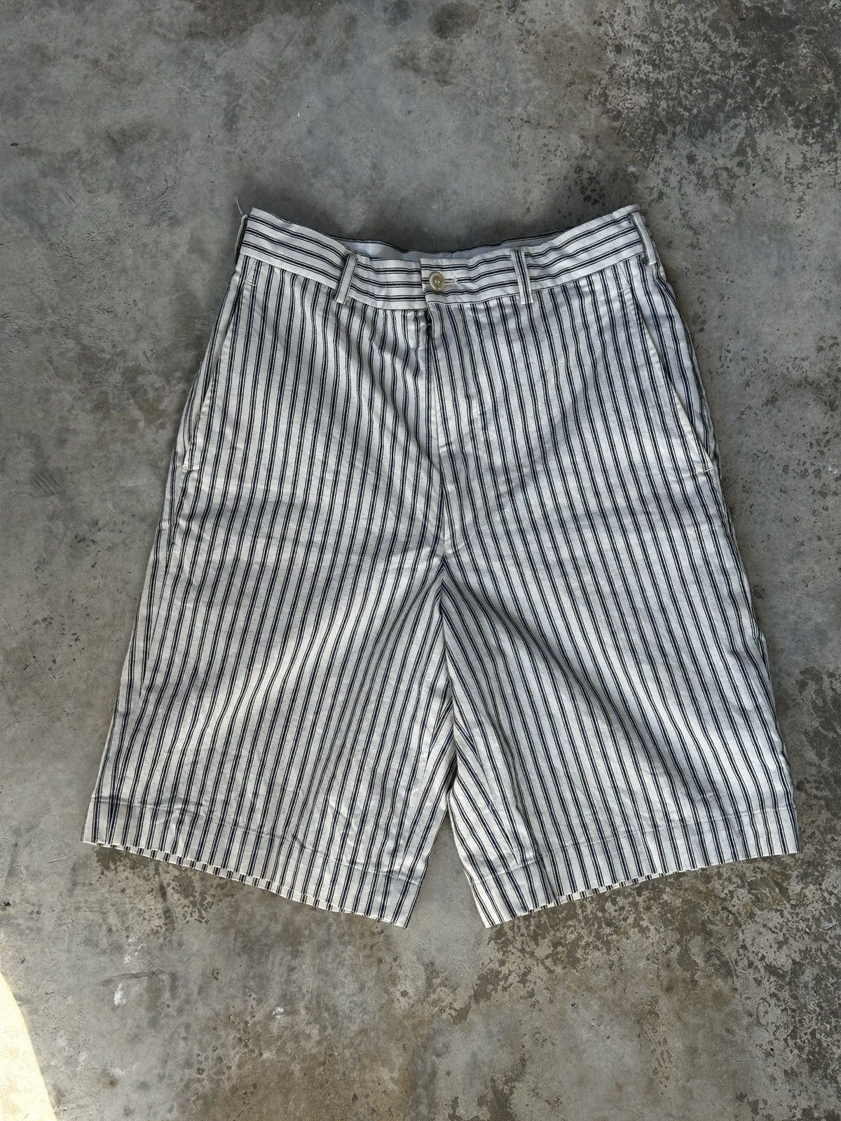 Comme des Garcons Homme SS97 Comme des Garcons Stripes Short Size US 27 - 2 Thumbnail