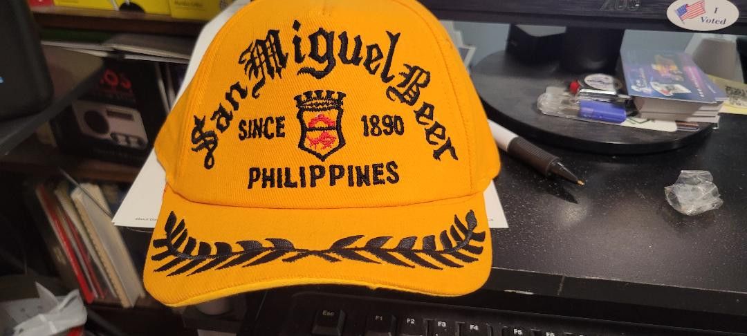 Other San Miguel Beer Gold cotton cloth ballcap w/Black lettering Size ONE SIZE - 1 Preview