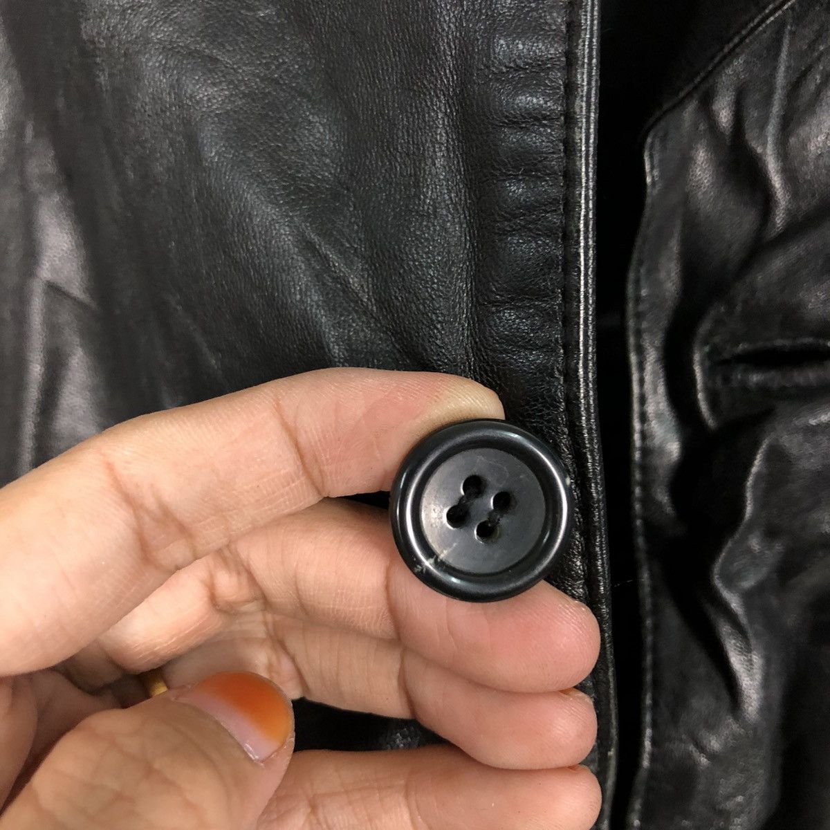 Japanese Brand 📌Vintage Biker Leather Jacket Suburban Issey Miyake Size US L / EU 52-54 / 3 - 18 Thumbnail