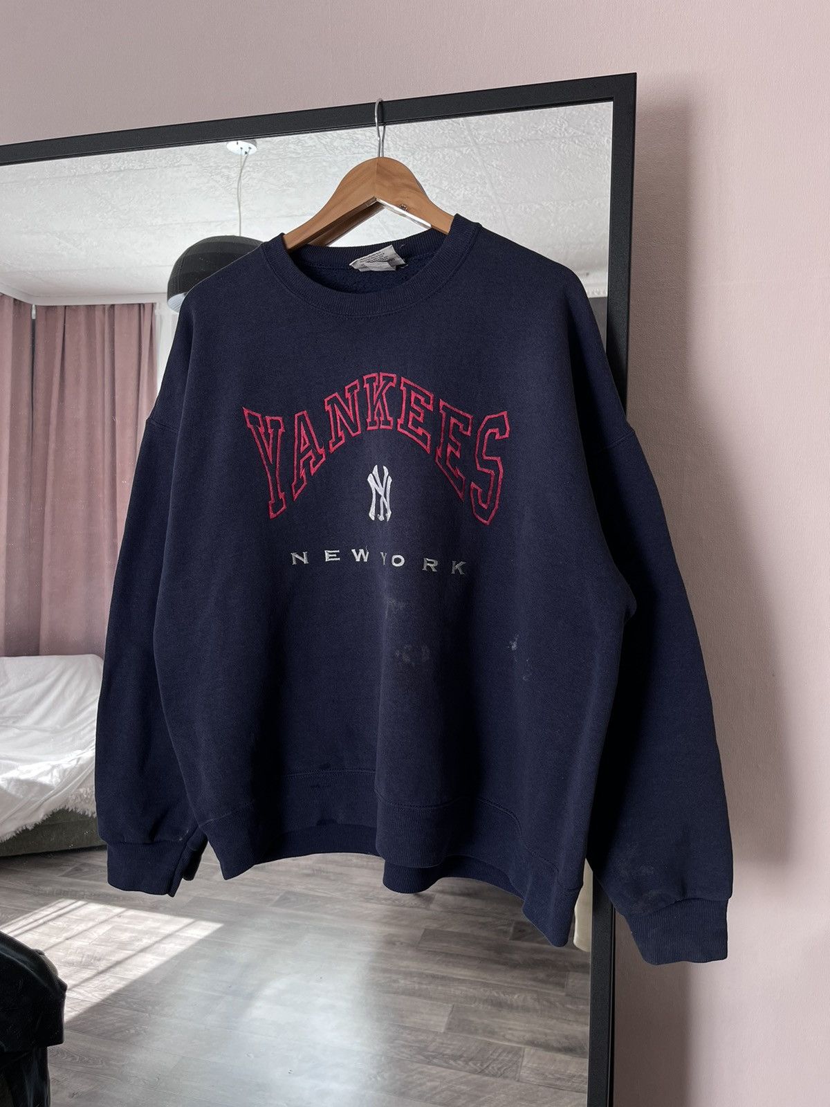 MLB Vintage MLB Sweatshirt jersey New York YANKEES Lee crewneck Size US XL / EU 56 / 4 - 3 Thumbnail