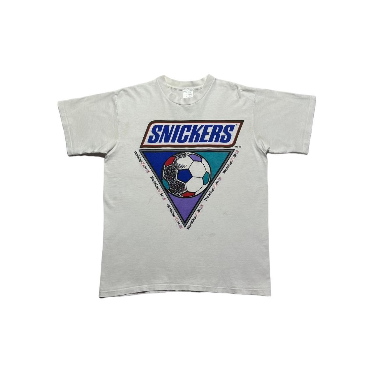 Vintage Vintage Snickers World Cup T-Shirt Size US L / EU 52-54 / 3 - 1 Thumbnail