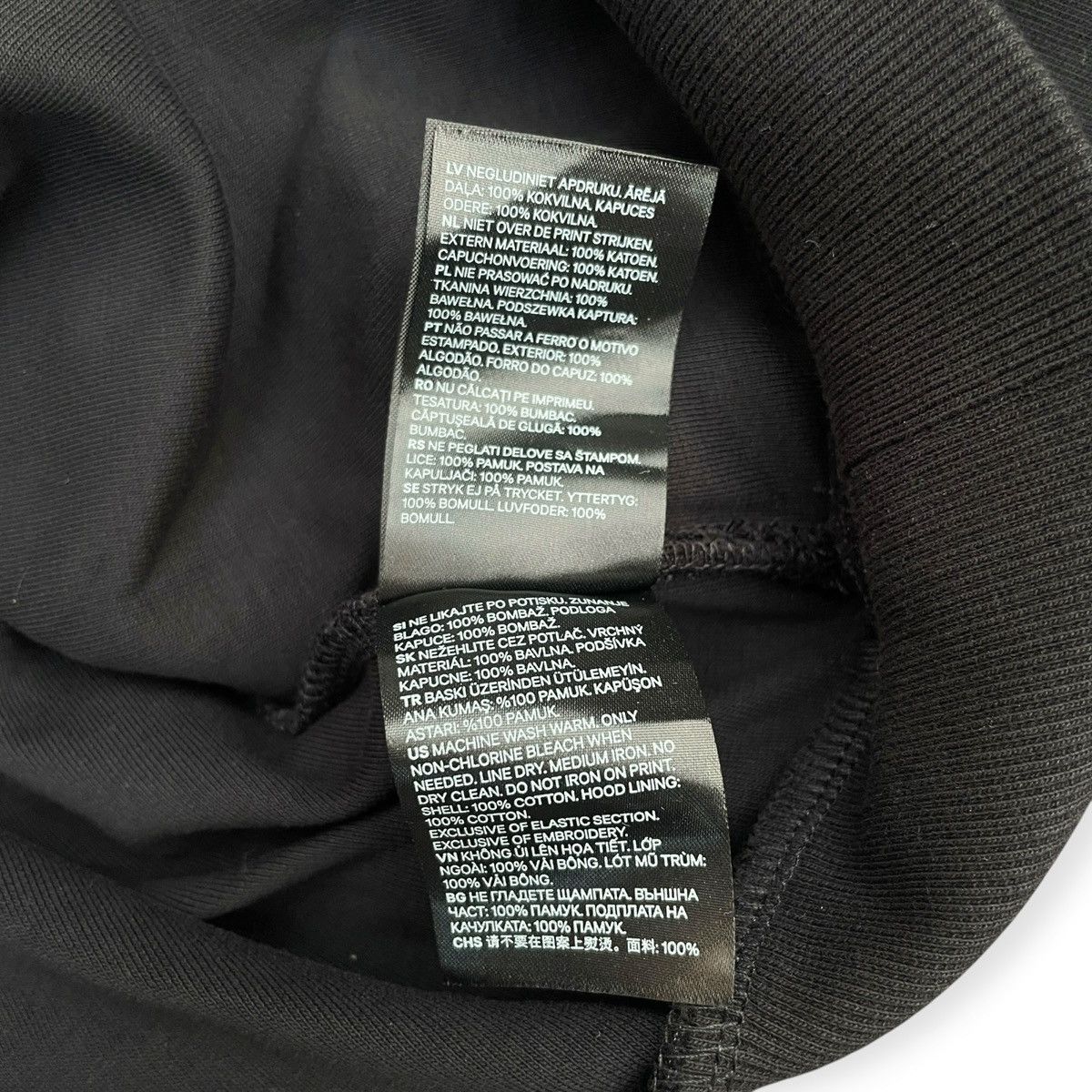 Simone Rocha H&M x Simone Rocha White Flowers Hoodie in Black Size US L / EU 52-54 / 3 - 9 Thumbnail