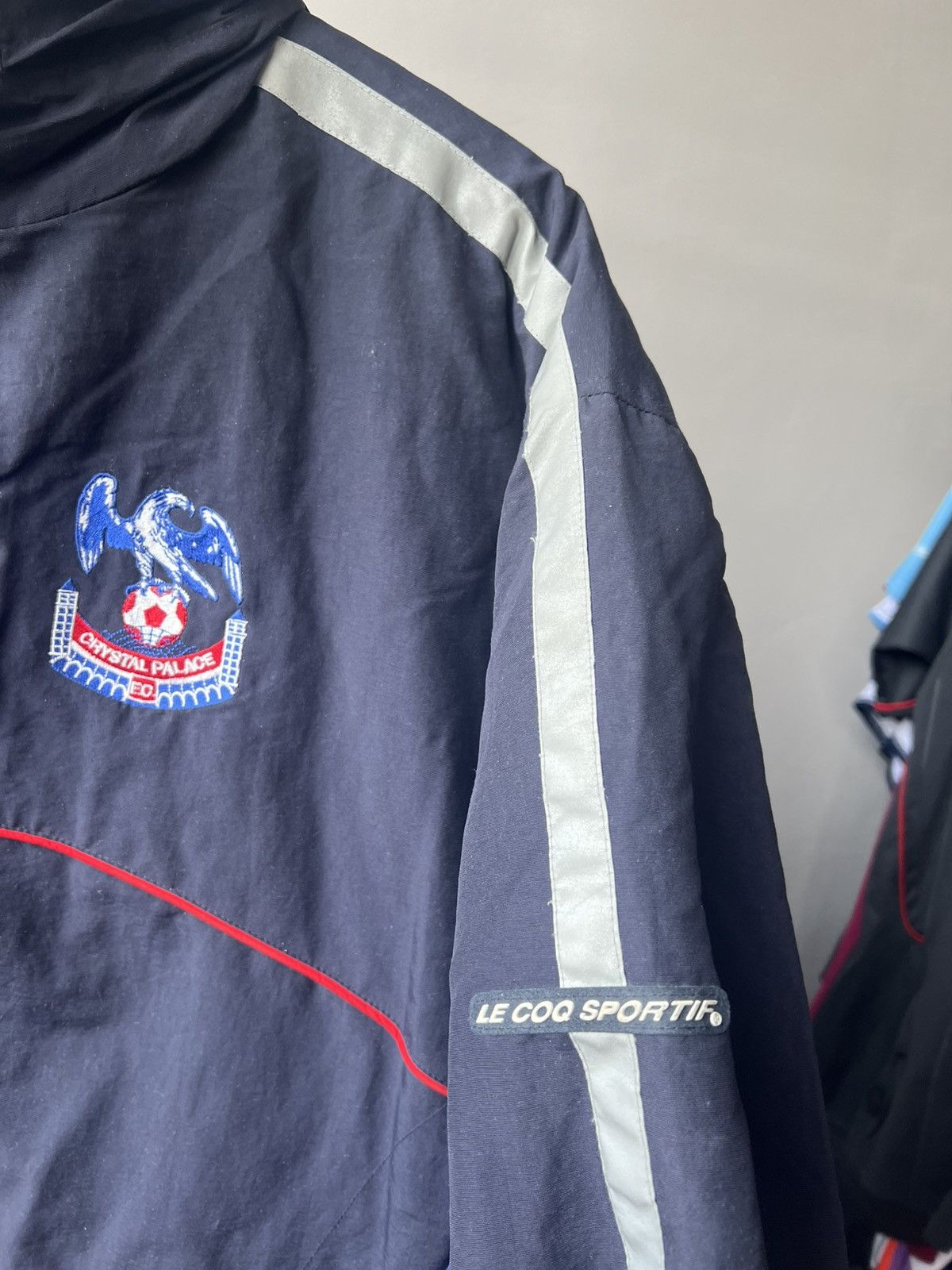 Le Coq Sportif 2001 Le coq sportif Crystal Palace vintage soccer jacket L Size US L / EU 52-54 / 3 - 5 Thumbnail