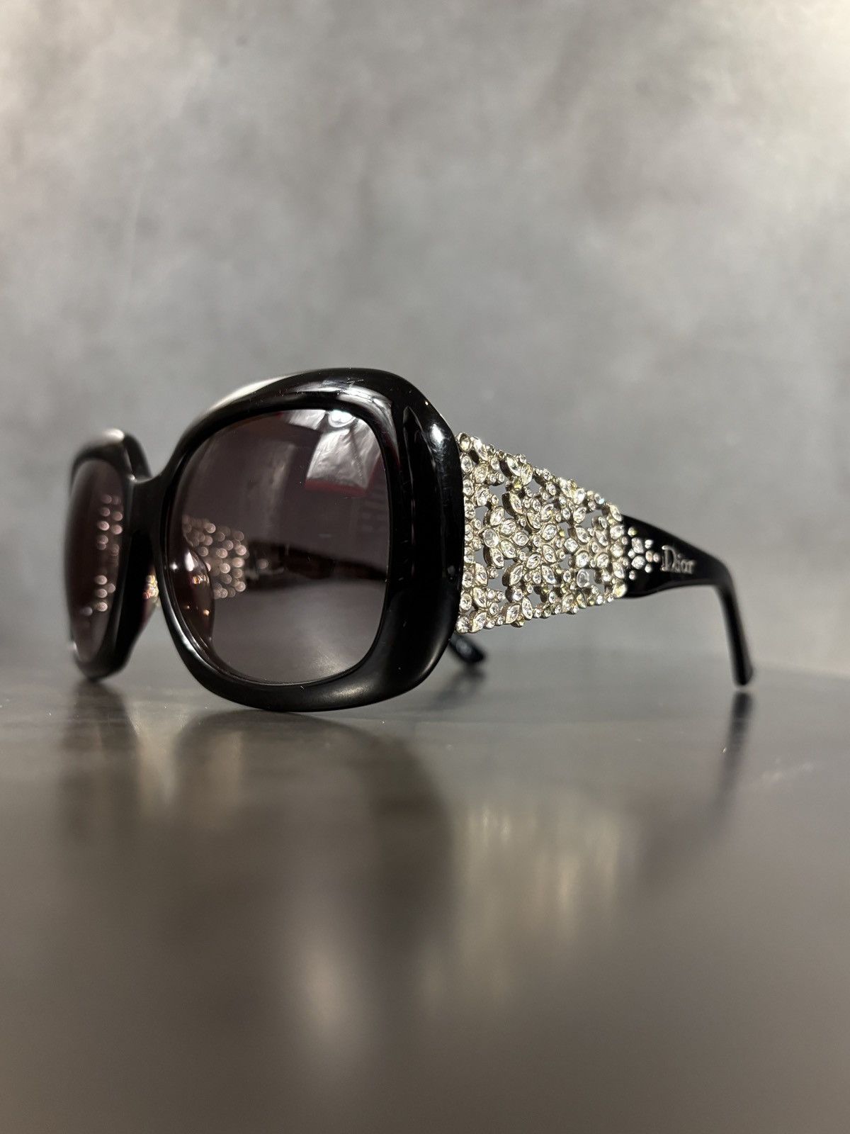 Dior 2011 Dior Delicacy Sunglasses Limited Edition Rhinestone Size ONE SIZE - 2 Thumbnail