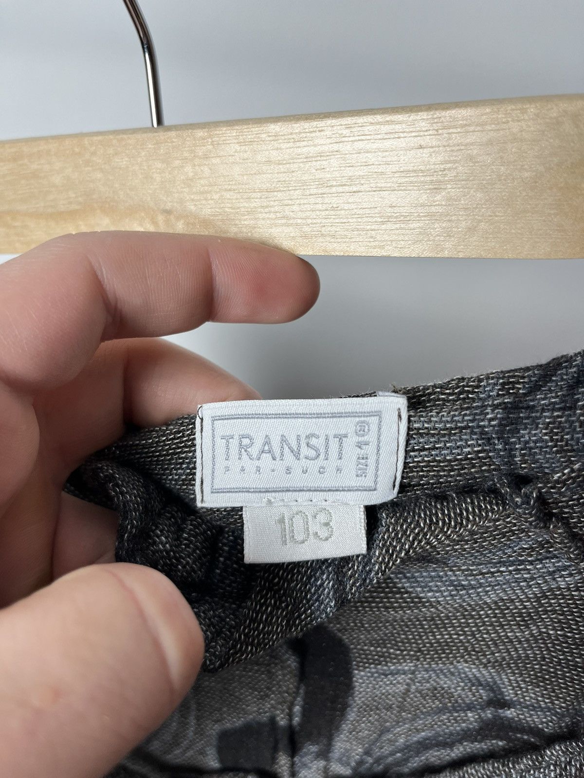 Designer × Transit Transit Par Such Design Comfort Fit Gray Skirt Size 30" / US 8 / IT 44 - 4 Thumbnail