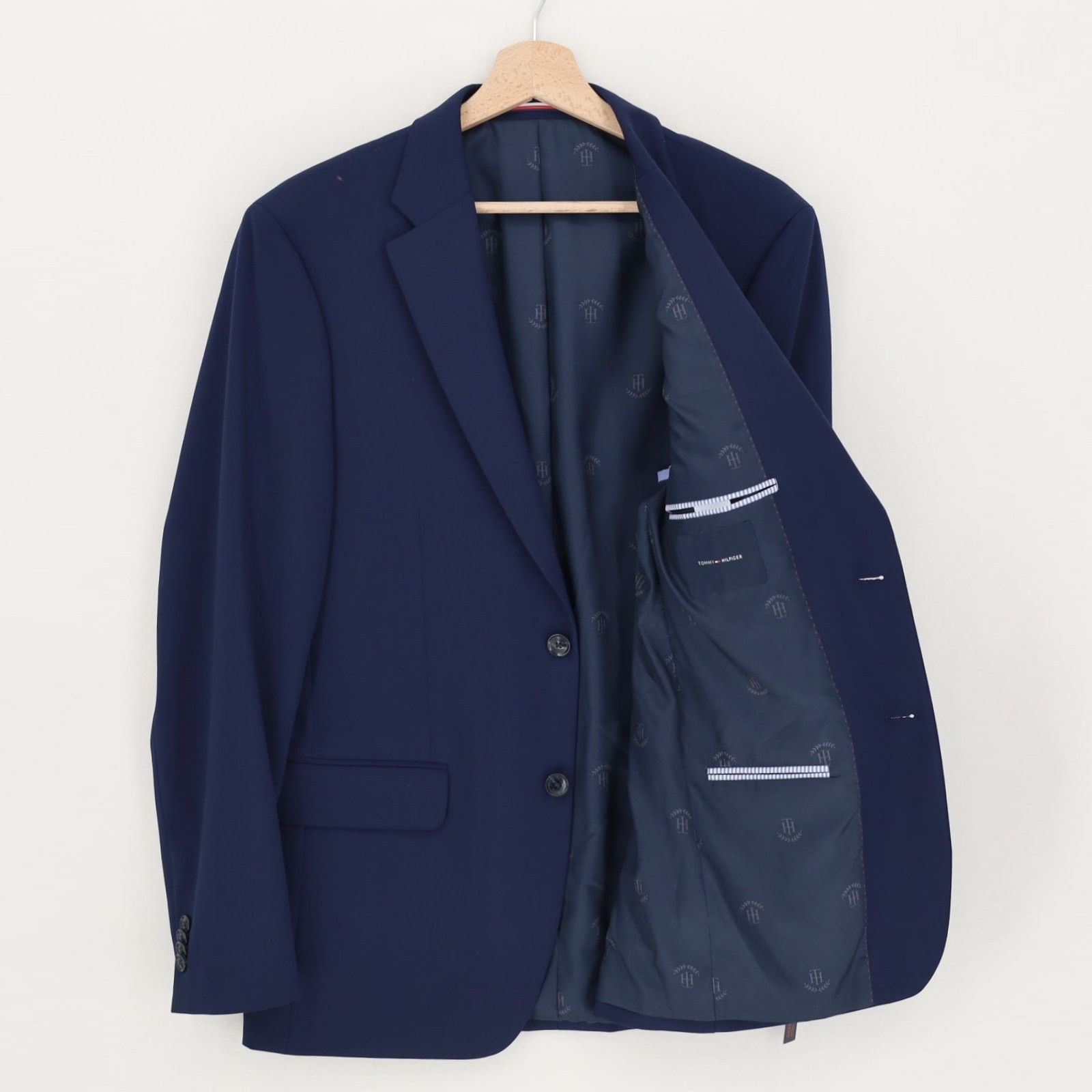 Tommy Hilfiger Tommy Hilfiger Men's Wool Modern-Fit Suit Jacket Size 38R Size 38R - 7 Thumbnail