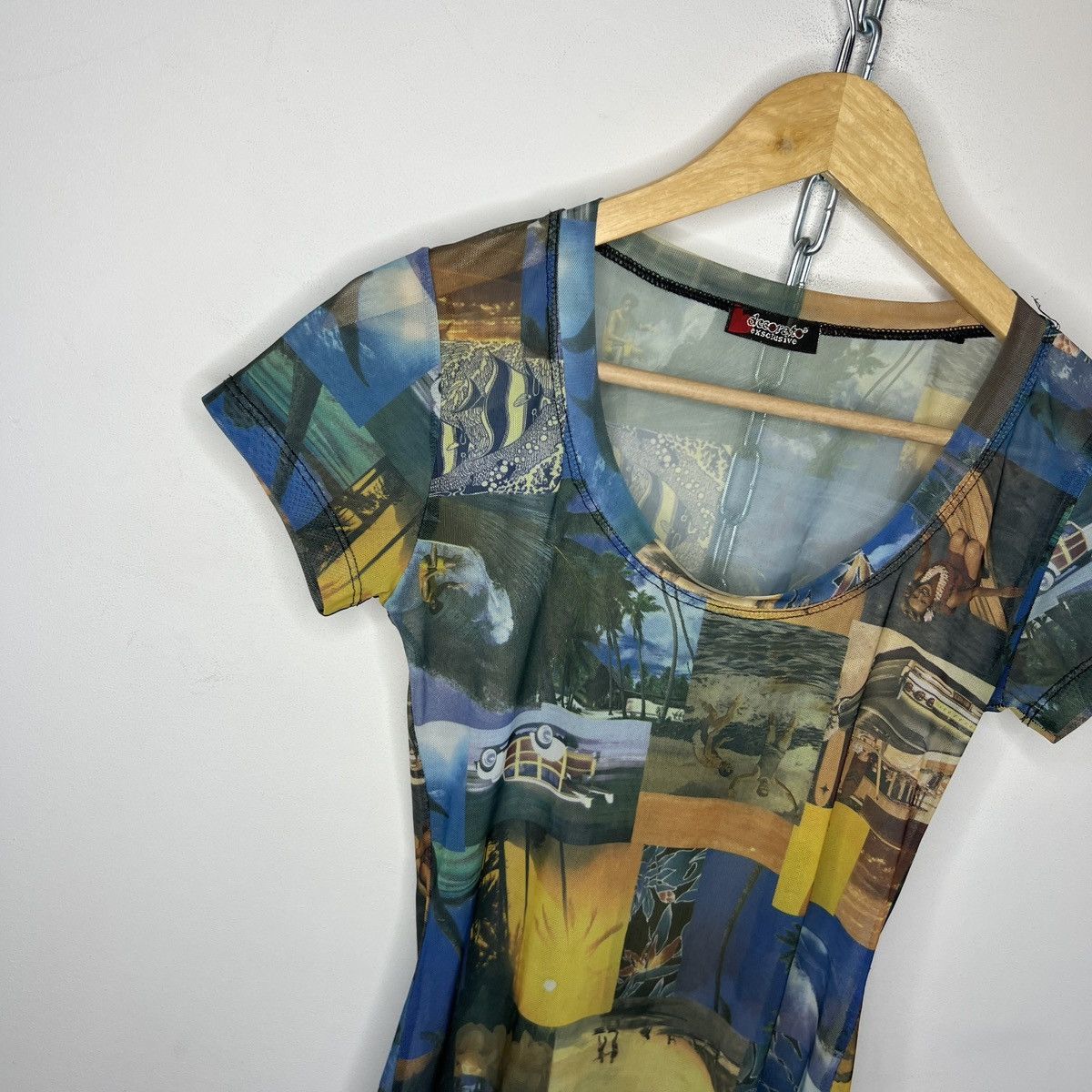 Japanese Brand × Vintage Vintage Mesh Top Miss Sixty JPG If Six Was Nine LGB Style Size S / US 4 / IT 40 - 3 Thumbnail