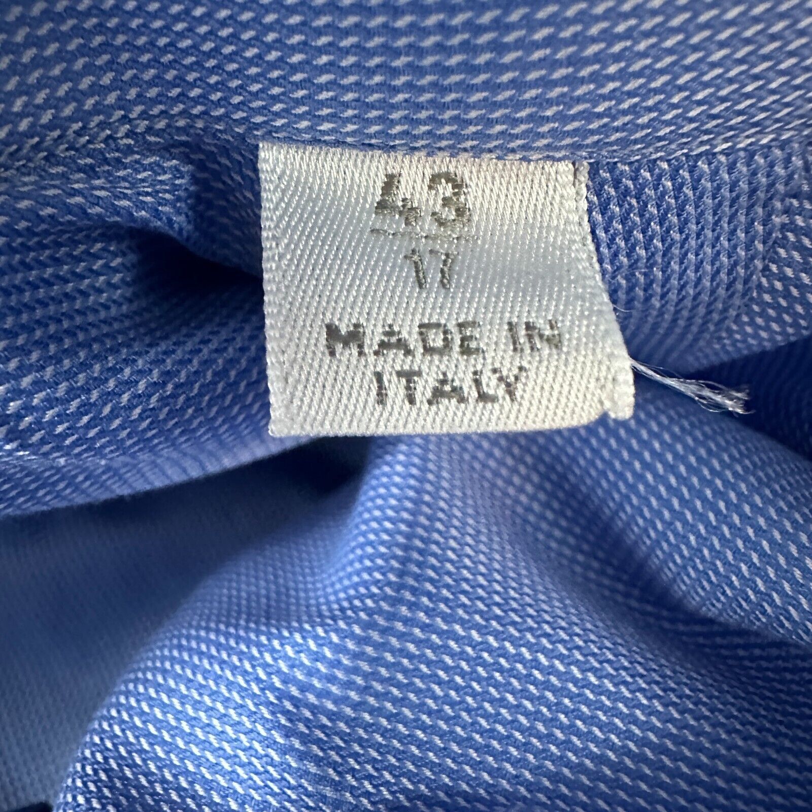 The Unbranded Brand Marol Bologna Dress Shirt Men’s 43 / 17 Blue Long Sleeve Size US XL / EU 56 / 4 - 7 Thumbnail