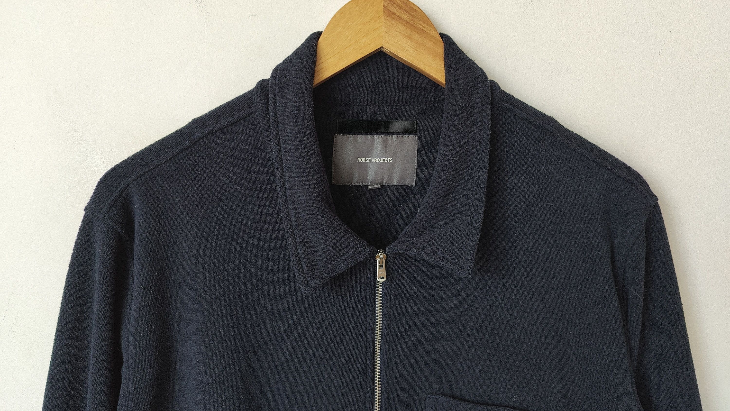 Norse Projects Norse Project Jorn Fleece Half Zip Sweatshirt Size US L / EU 52-54 / 3 - 3 Thumbnail