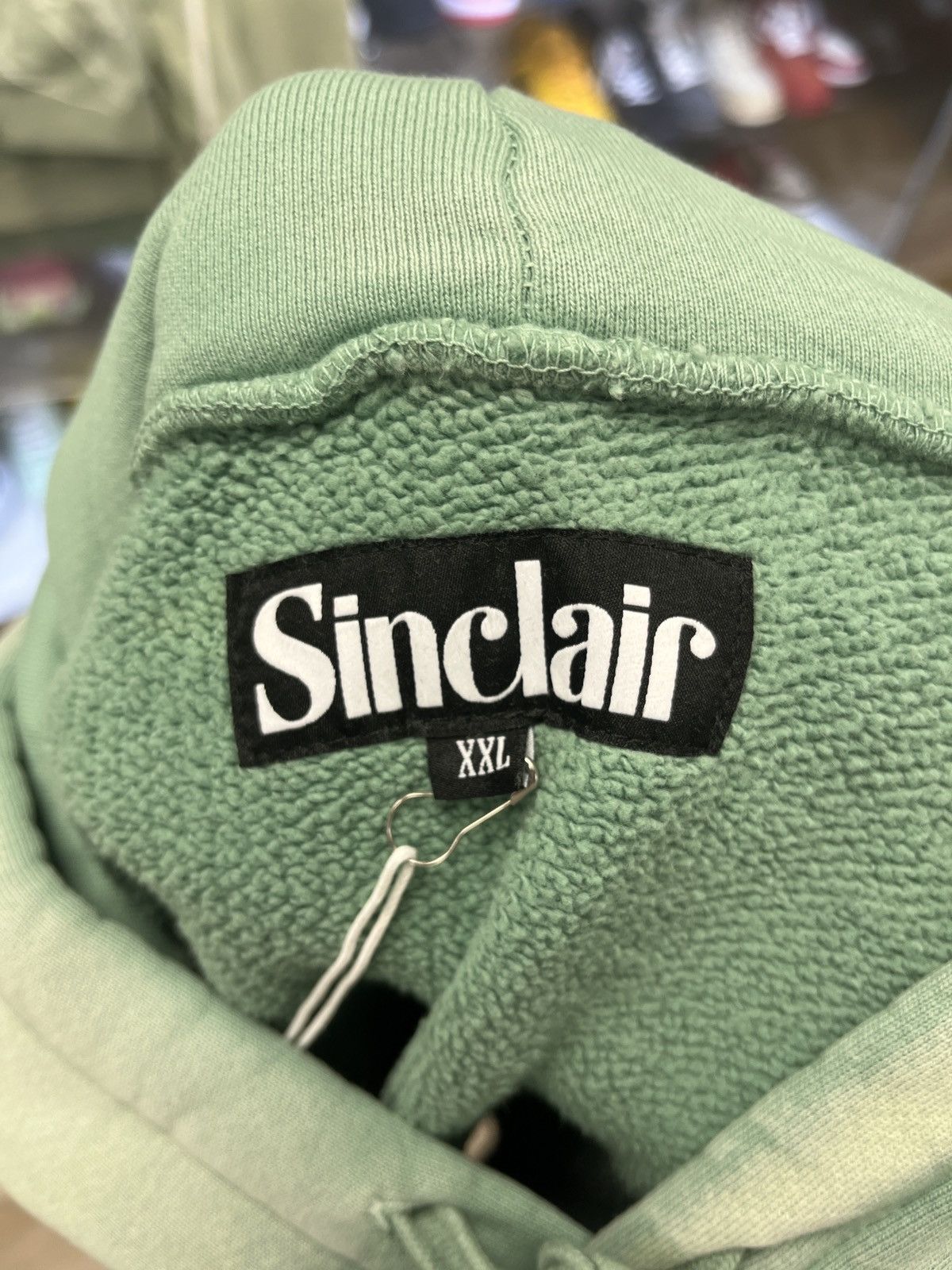 Sinclair Global Sinclair Global Faded Essential Hoodie Green XXL Size US XXL / EU 58 / 5 - 3 Thumbnail