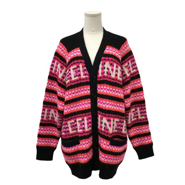 Celine Celine Logo Stripe Cardigan Size XS Size XS / US 0-2 / IT 36-38 - 1 Thumbnail
