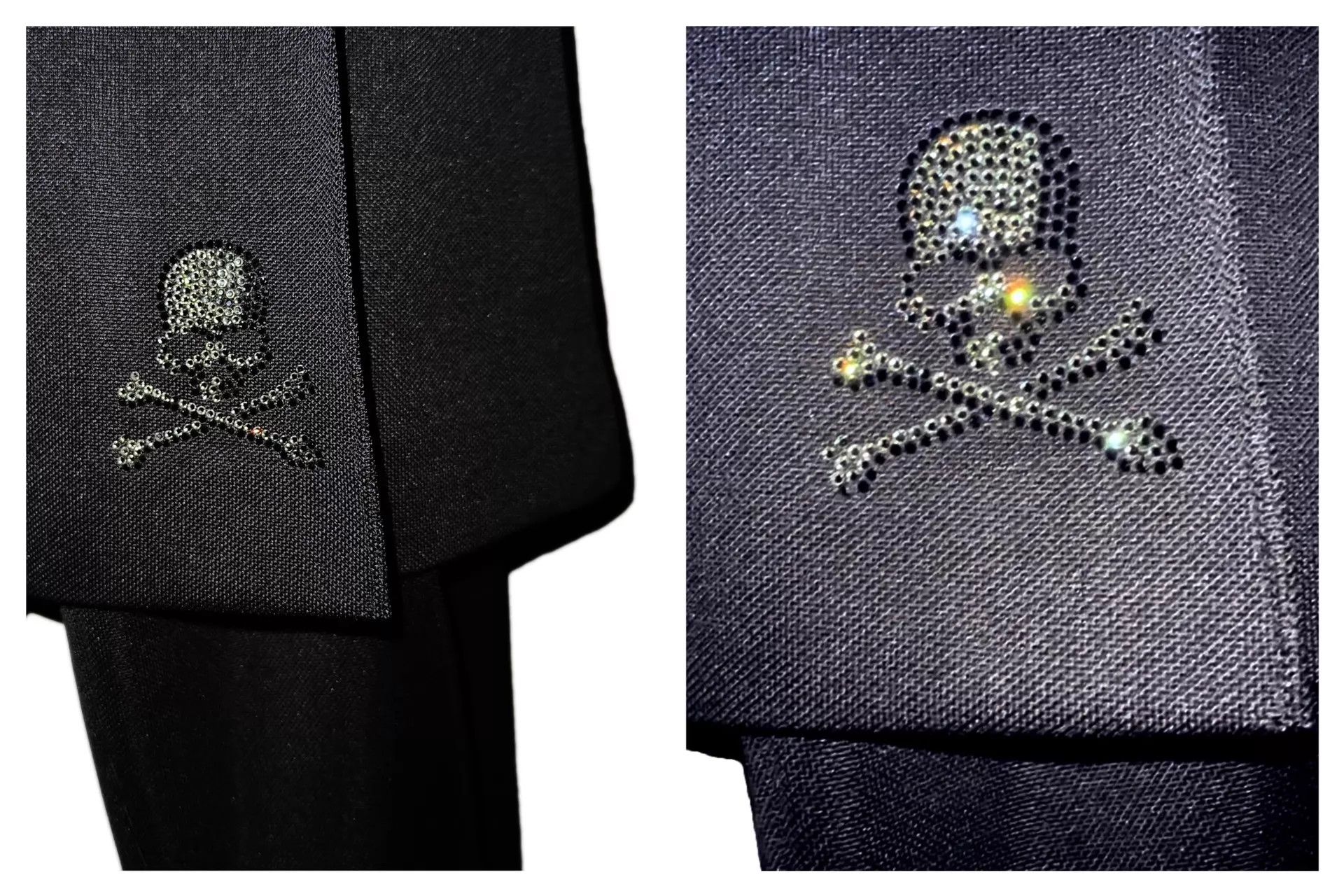 Comme des Garcons mmj x CDG BLACK SWAROVSKI skull hem skort L NWT Size US 34 / EU 50 - 3 Thumbnail