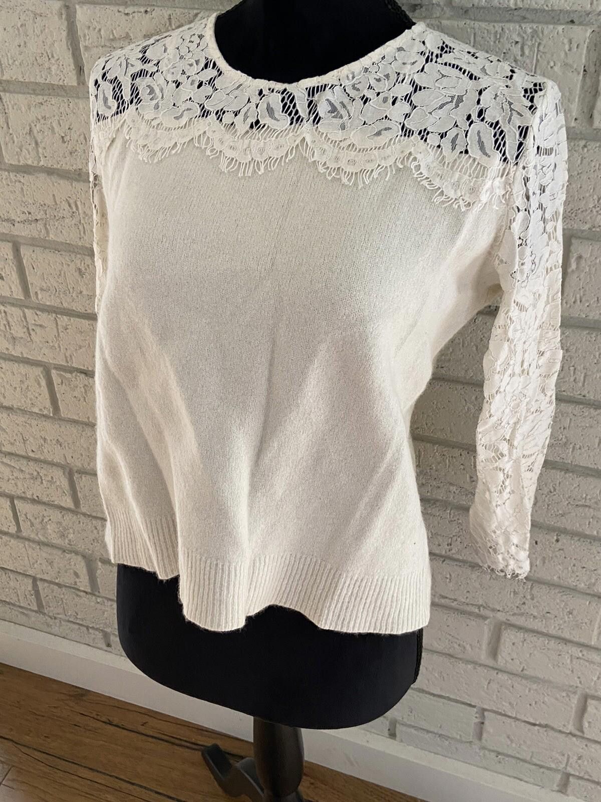 Other Stella Forest Paris Lace Knit Blouse Top Jumper-Sz T2/S (2) Size S / US 4 / IT 40 - 3 Thumbnail