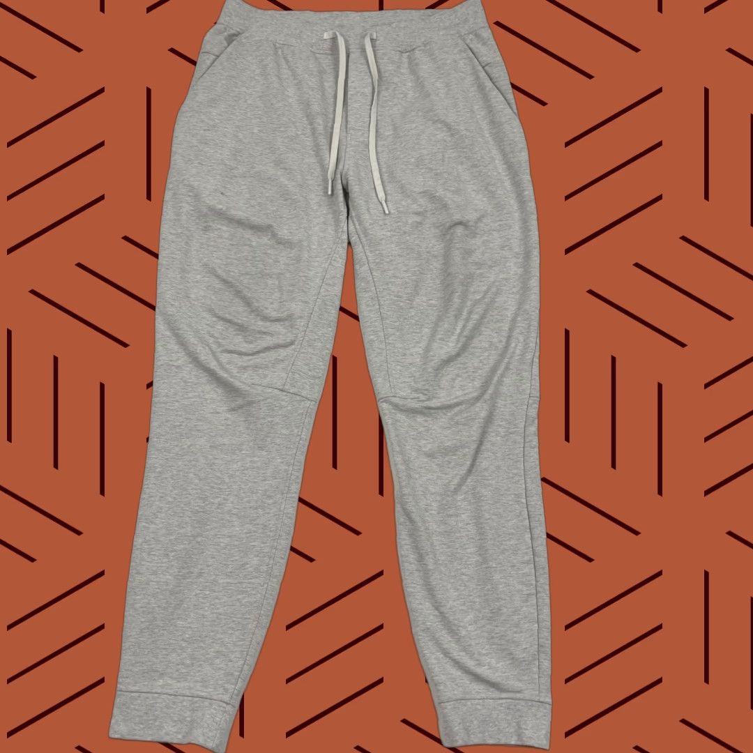 Lululemon Lululemon City Sweat Joggers Mens L Gray Active Stretch French Terry Gym Size US 33 - 1 Thumbnail