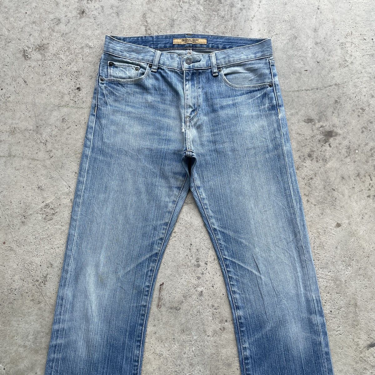 Japanese Brand W31x32.5 Vintage Japanese Brand Jeans Faded Denim Pants Size US 31 - 3 Thumbnail