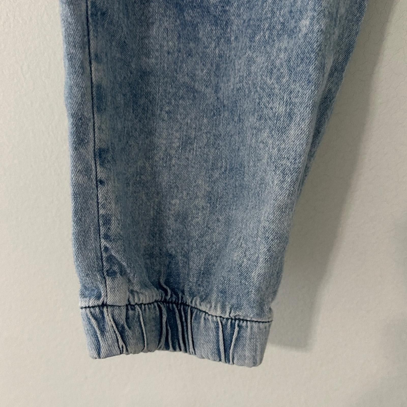 Designer Casual Denim Blue Jogger Pants Size 28" / US 6 / IT 42 - 4 Thumbnail