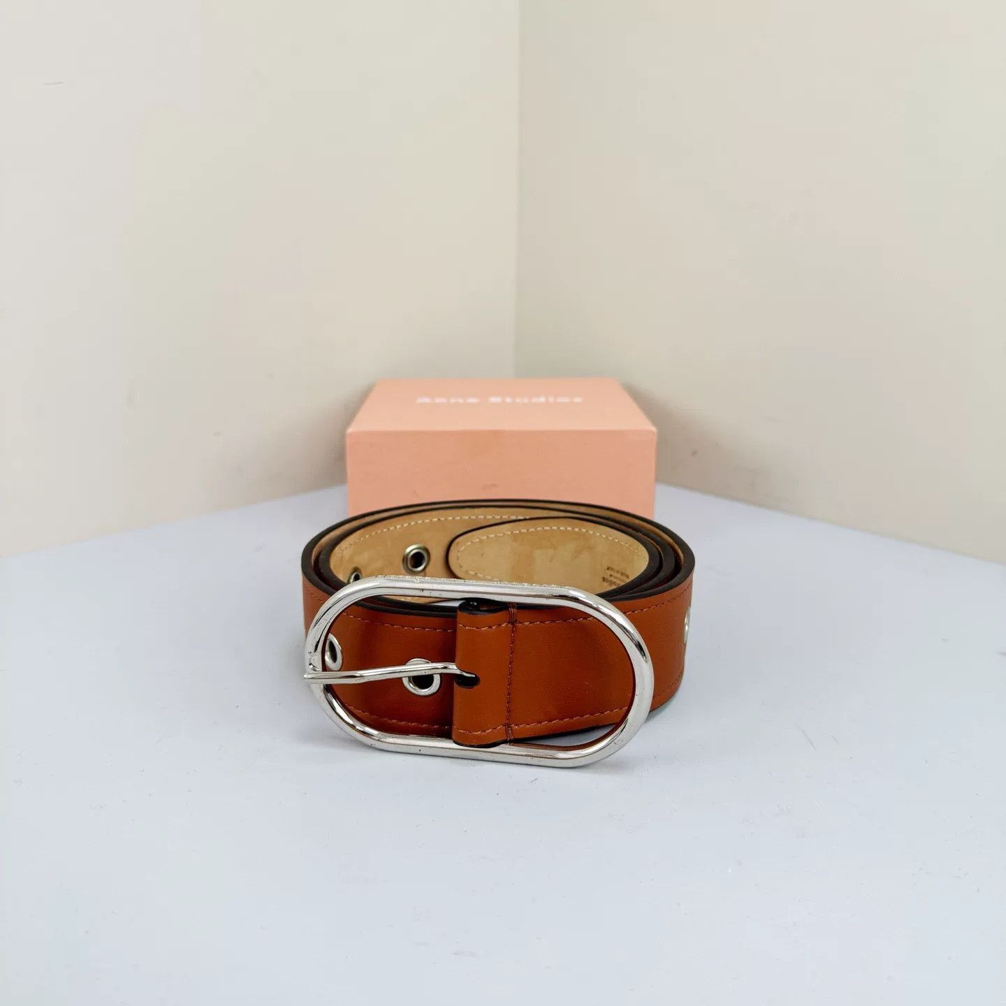 Acne Studios Acne Studios Letter Buckle Belt Size ONE SIZE - 1 Thumbnail