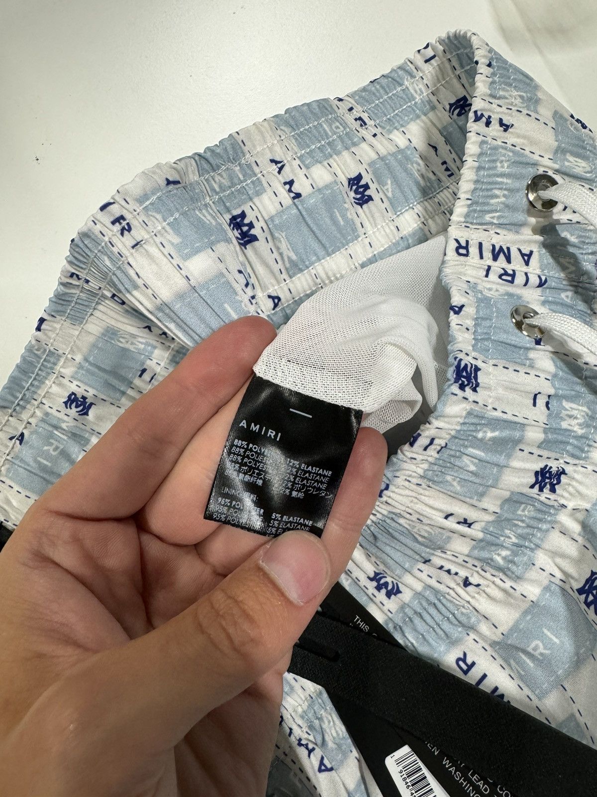 Amiri Amiri Logo Swim Shorts NEW 550$ Size US 34 / EU 50 - 5 Thumbnail