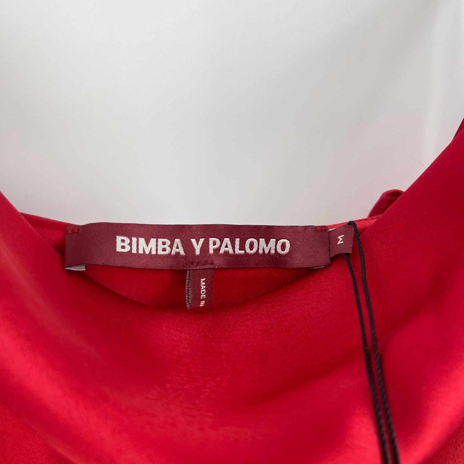 BIMBA Y LOLA Bimba y Lola x Palomo Spain | NWT Red Satin Maxi Dress M Size M / US 6-8 / IT 42-44 - 6 Thumbnail