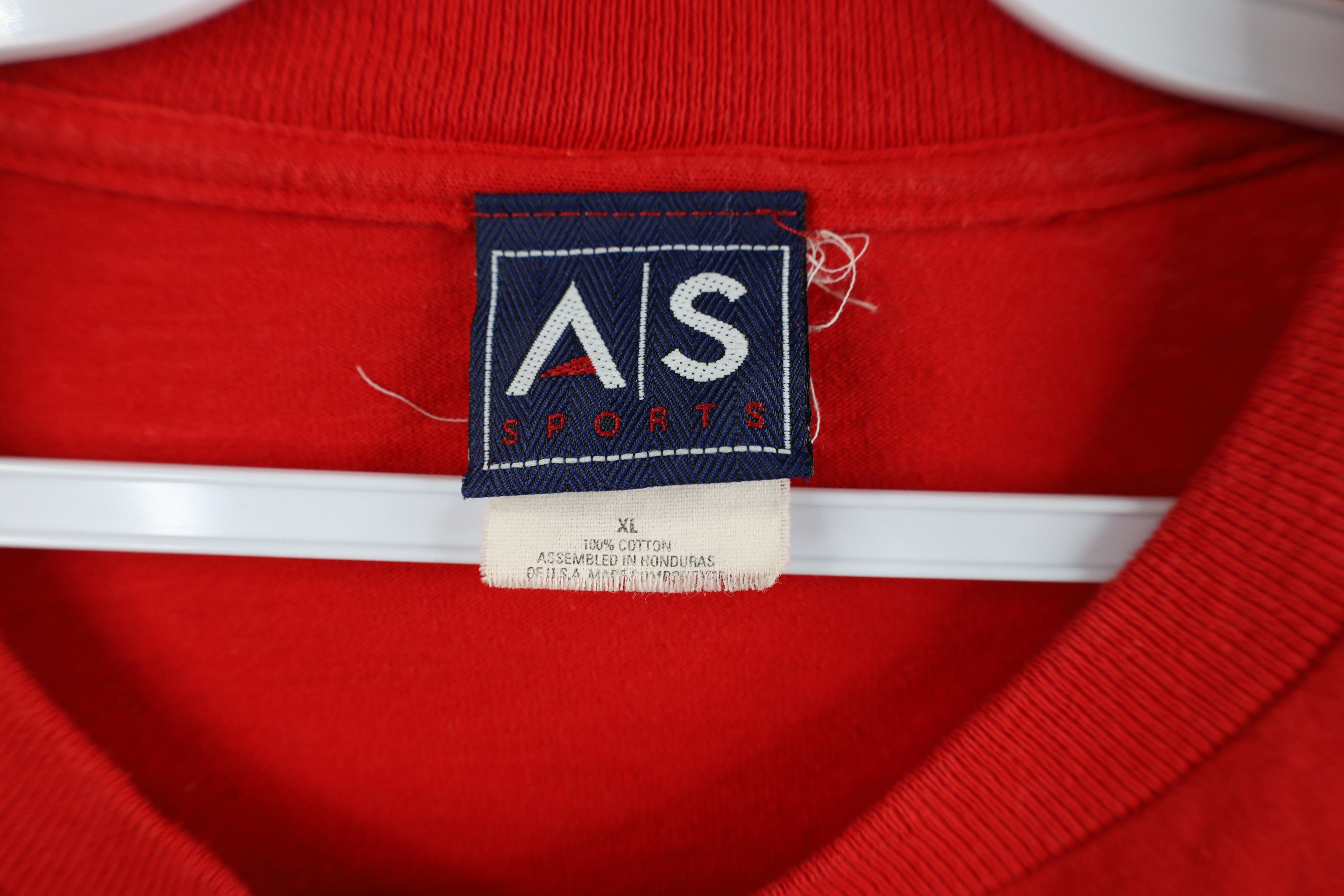 Vintage Vintage 90s Ohio State University Long Sleeve T-Shirt Red Size US XL / EU 56 / 4 - 9 Thumbnail