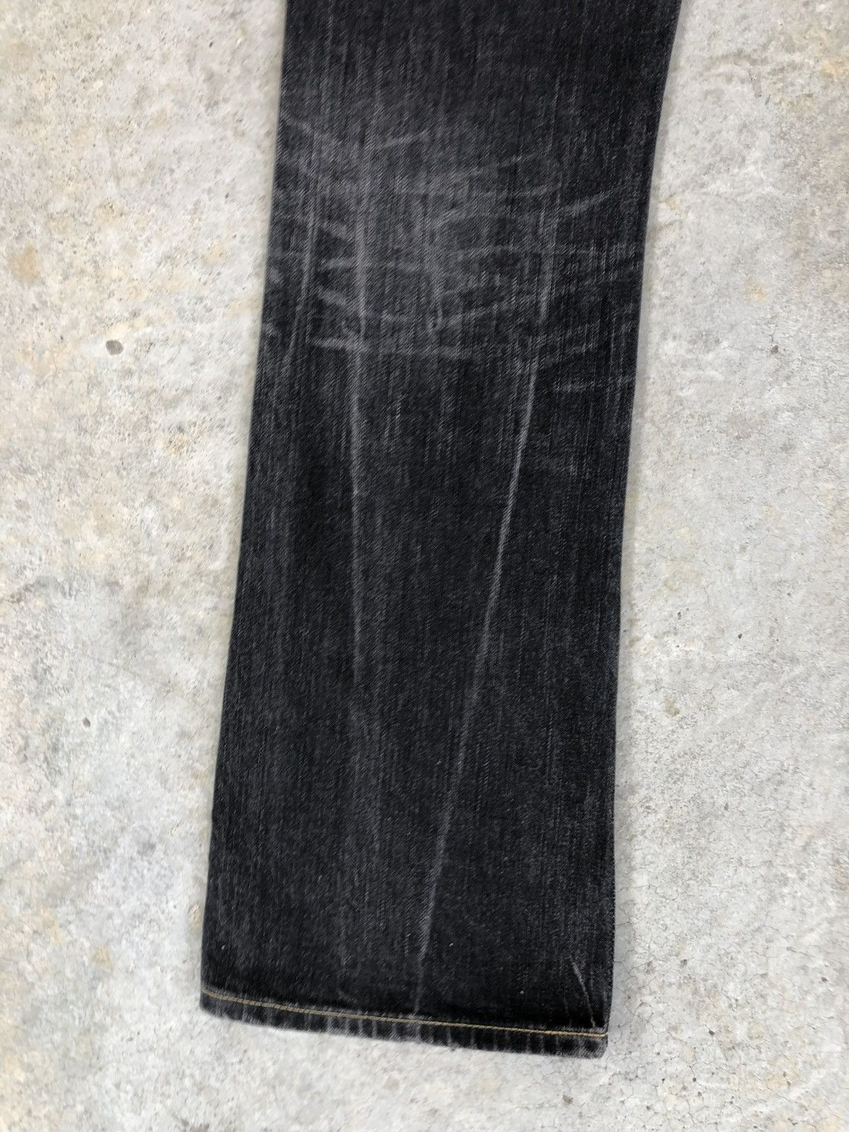 If Six Was Nine Wrangler Flared Jeans Bootcut Distressed Jeans Size US 30 / EU 46 - 11 Thumbnail