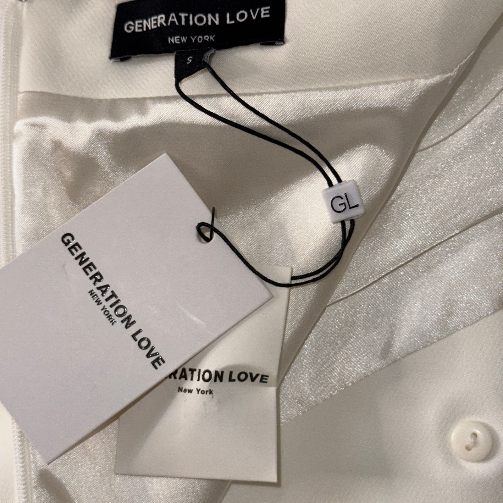 Generation Love NEW NWT Generation Love Michelle Off White Mini Dress Small Size S / US 4 / IT 40 - 11 Thumbnail