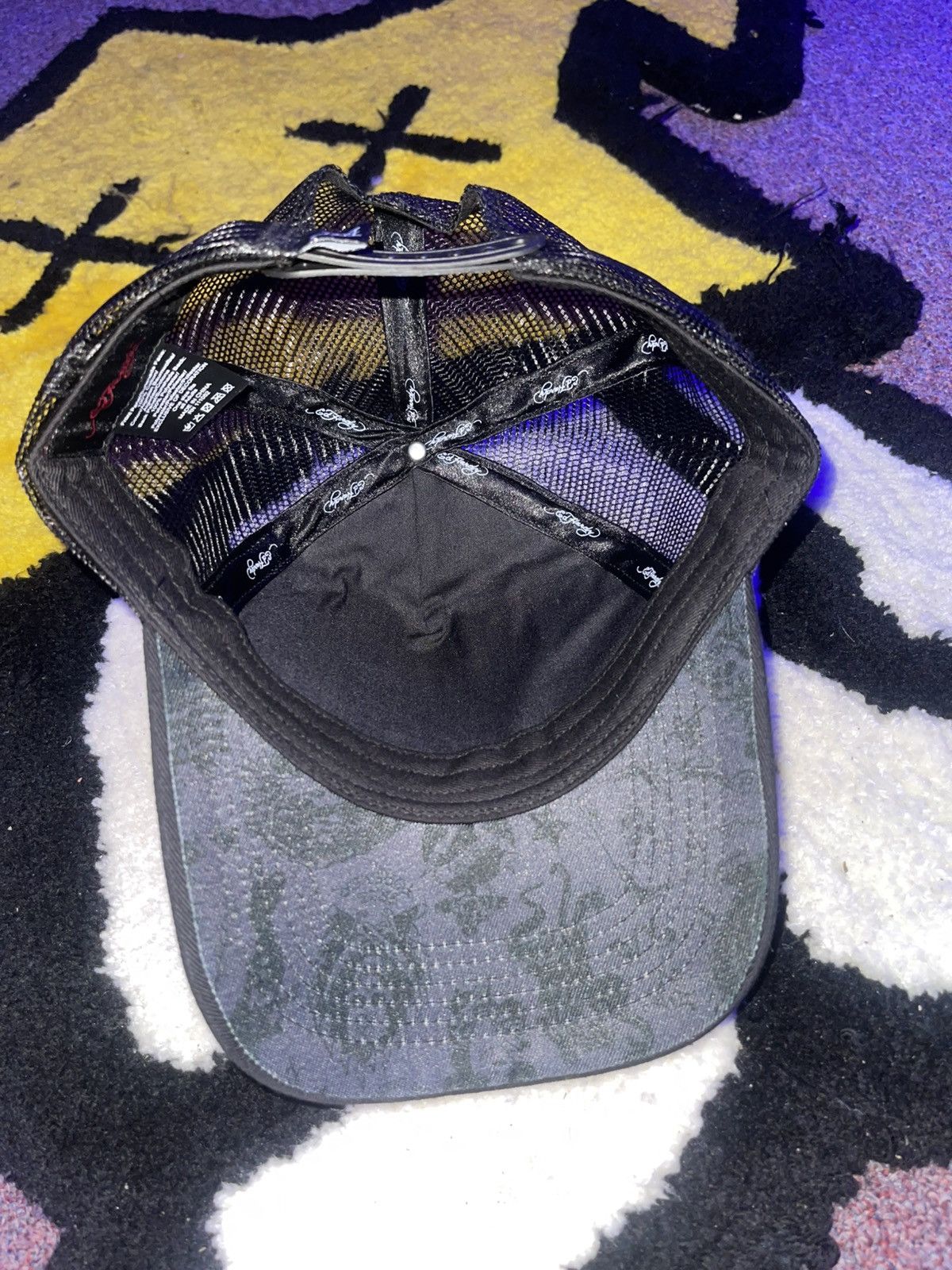 Ed Hardy × Vintage Ed Hardy Tiger Trucker Hat Size ONE SIZE - 2 Thumbnail