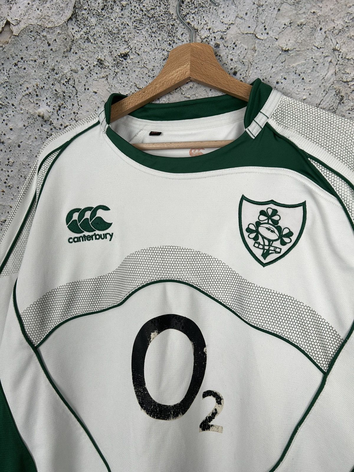 Canterbury of New Zealand Vintage Canterbury Of New Zealand Ireland Rugby Jersey O2 Size US XXL / EU 58 / 5 - 3 Thumbnail