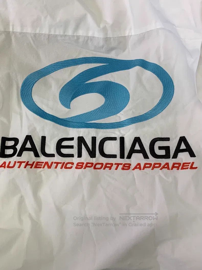 Balenciaga Balenciaga Letter Logo Embroidered Pointed Collar Single B Size XS / US 0-2 / IT 36-38 - 3 Thumbnail