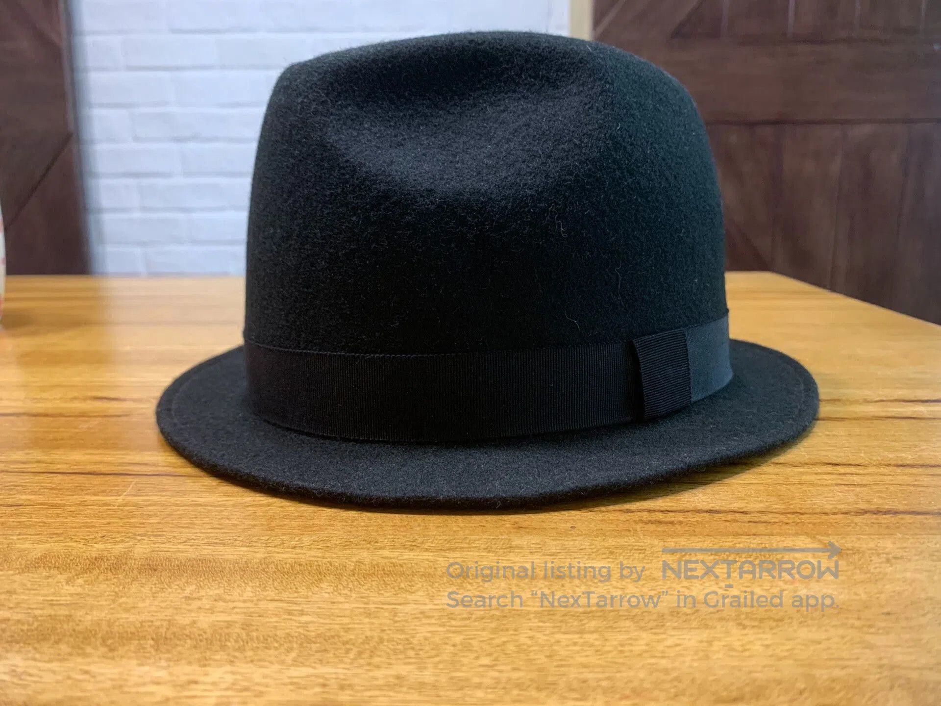 Other black wool fedora hat for all occasions. Size ONE SIZE - 1 Thumbnail