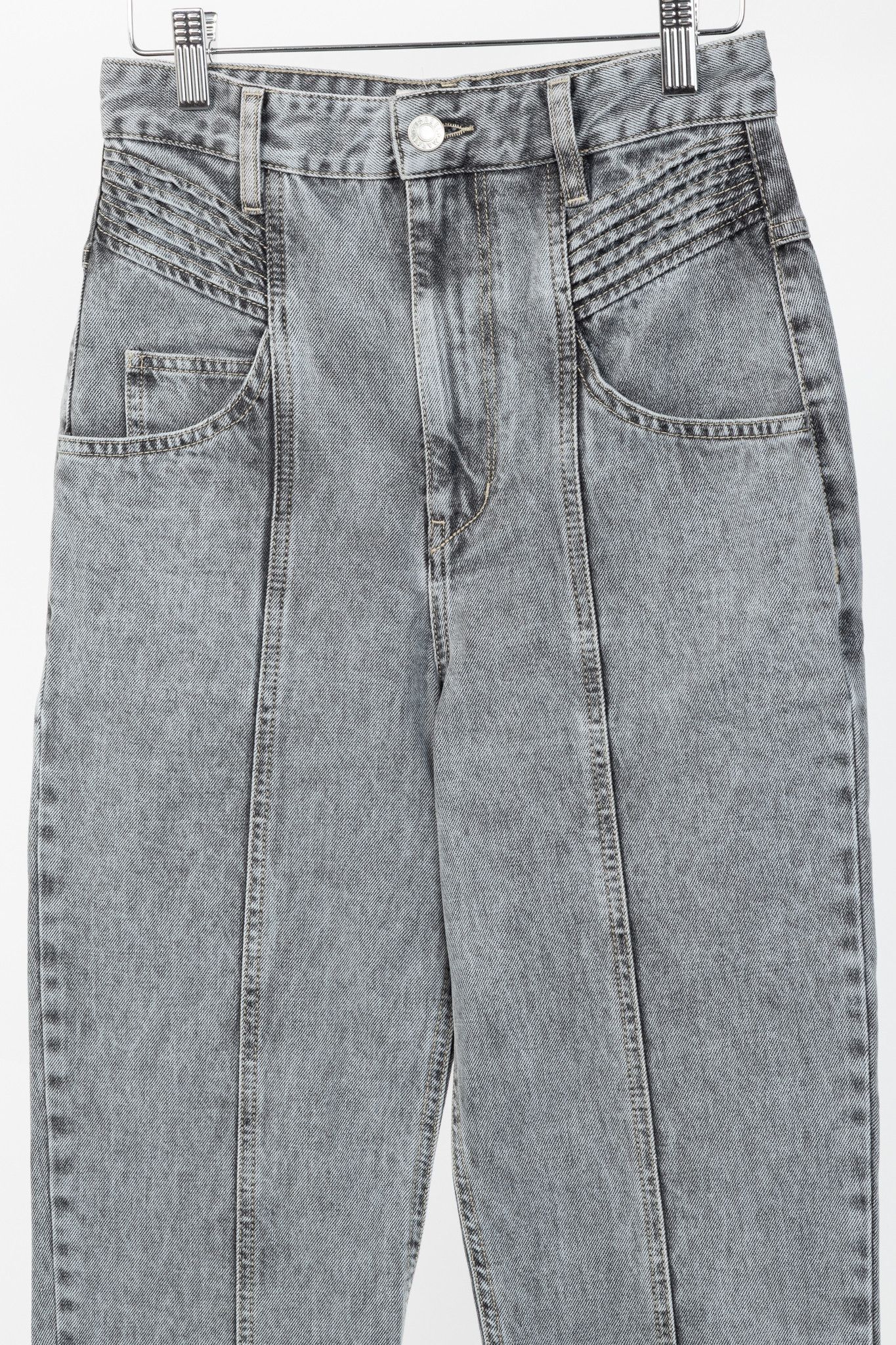 Isabel Marant Etoile Isabel Marant Etoile Henoya Acid-Wash High-Rise Slim Jeans Size 26" / US 2 / IT 38 - 3 Thumbnail