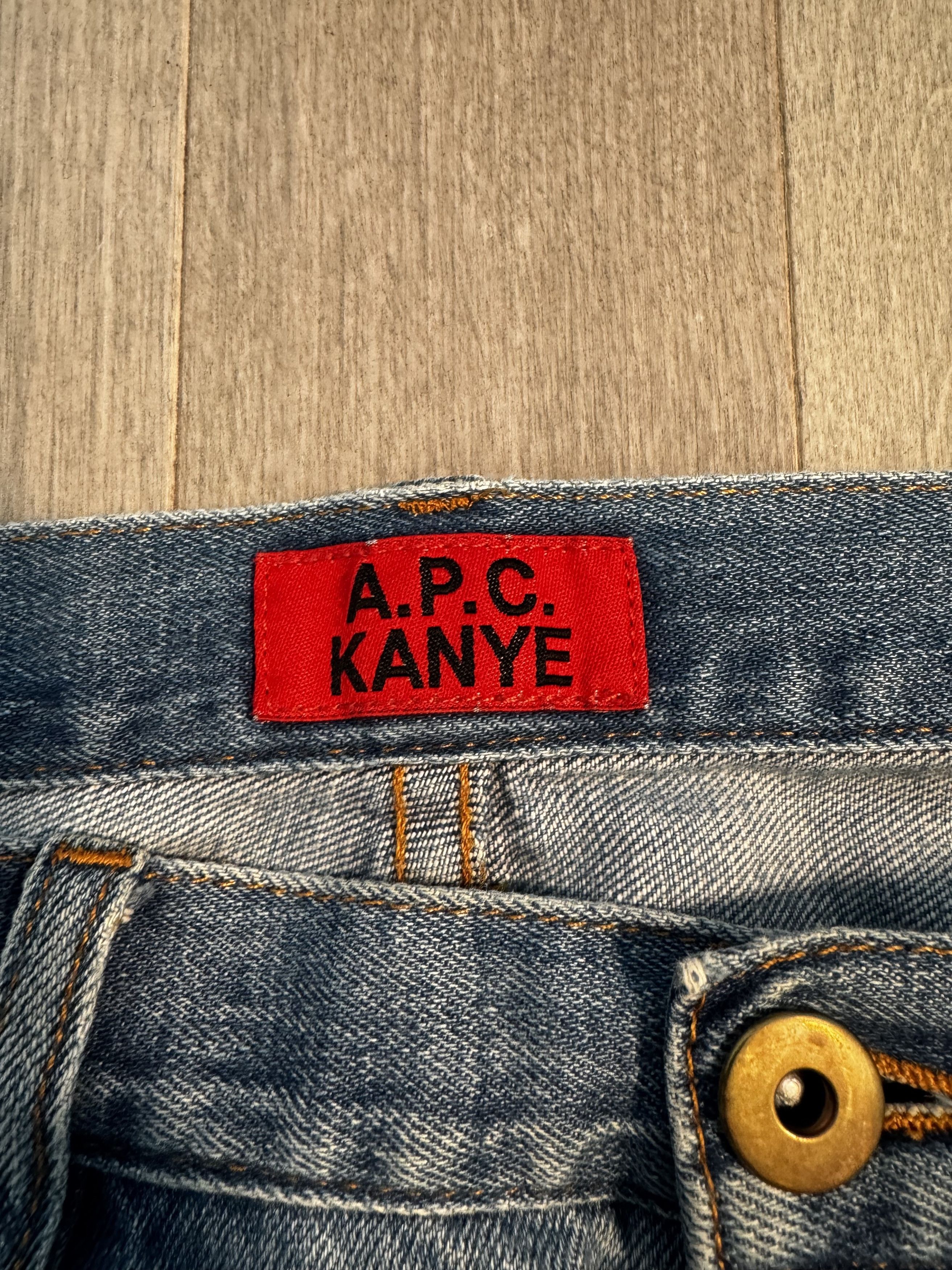 A.P.C. × Kanye West A.P.C. x KANYE Stonewashed Denim 2014 | Grailed