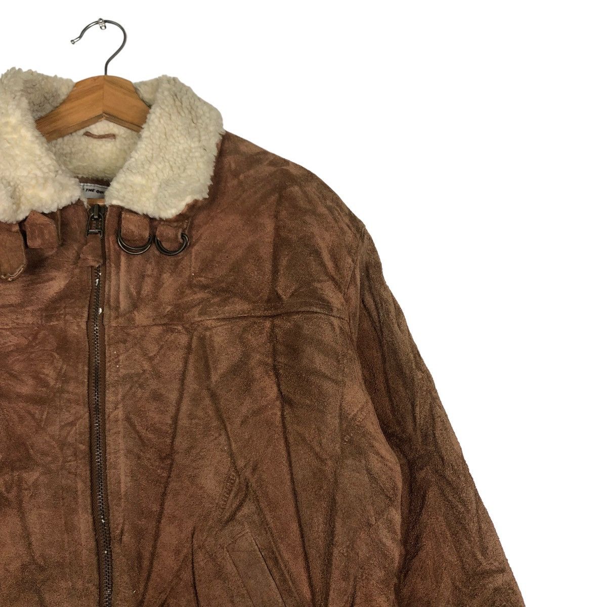 Japanese Brand 🔥Vtg Biker Leather Jacket Shearling Japan Pitch 45 Size US M / EU 48-50 / 2 - 6 Thumbnail