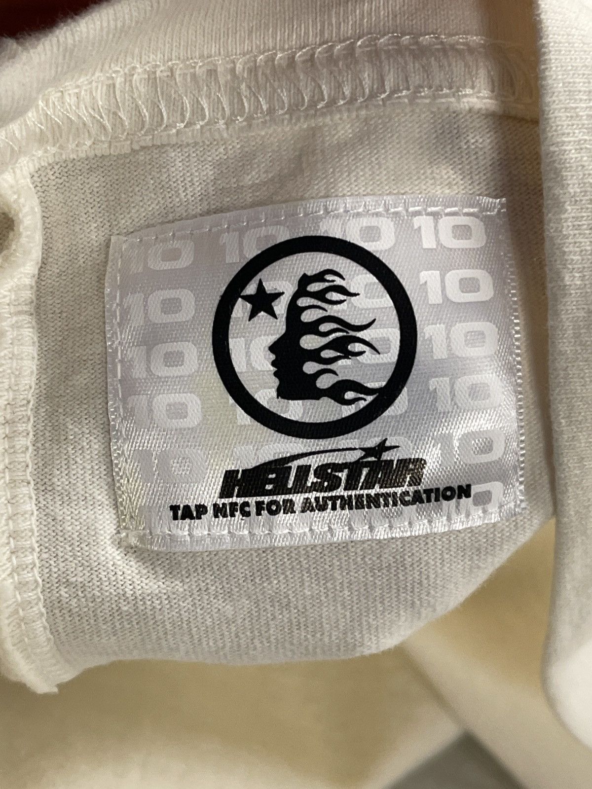 HELLSTAR Size L - Hellstar Classic Tee Shirt White/Black Print Size US L / EU 52-54 / 3 - 9 Thumbnail