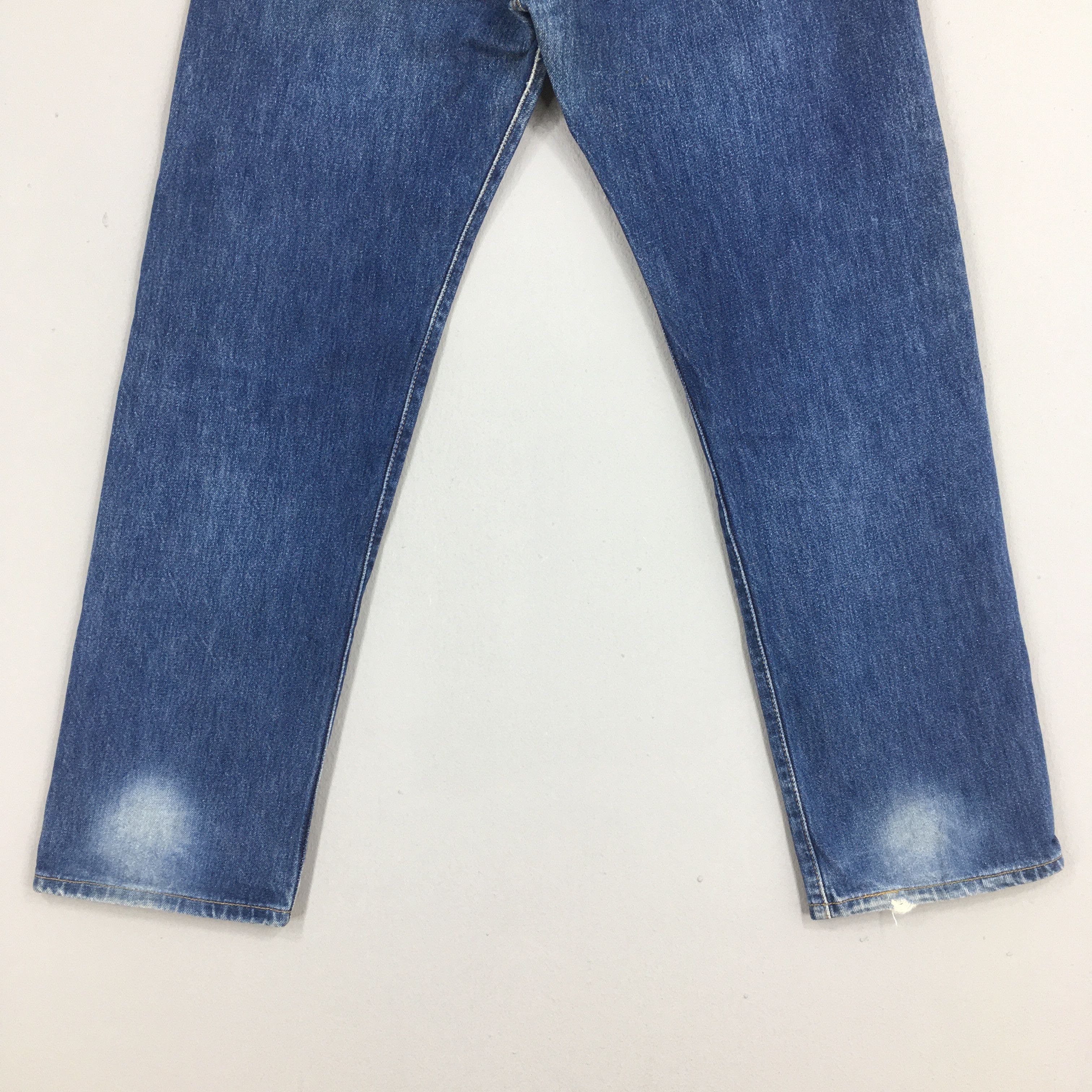Levi's Size 30x29 Vintage 90s Levi's 501 Faded Blue Jeans S114 Size US 30 / EU 46 - 9 Thumbnail