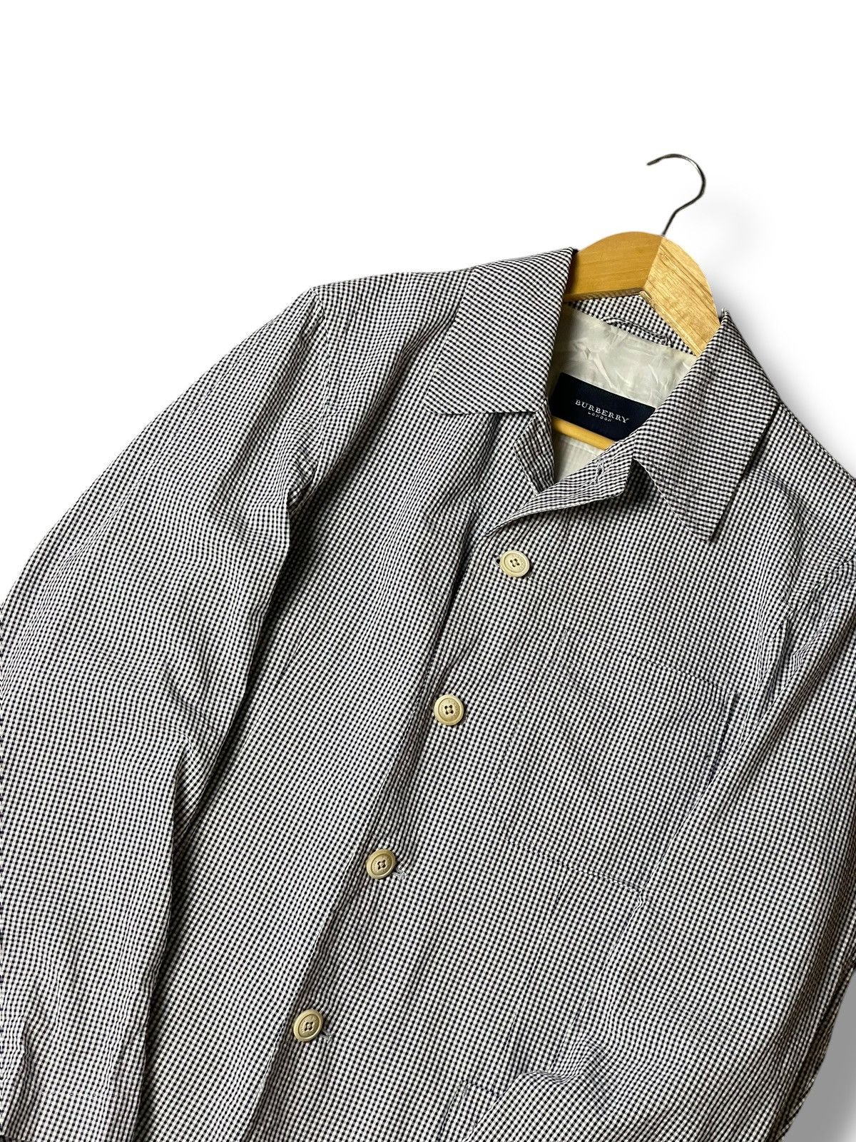Burberry × Designer × Vintage BURBERRY LONDON Checkered Light Jacket (103) Size US XS / EU 42 / 0 - 2 Thumbnail