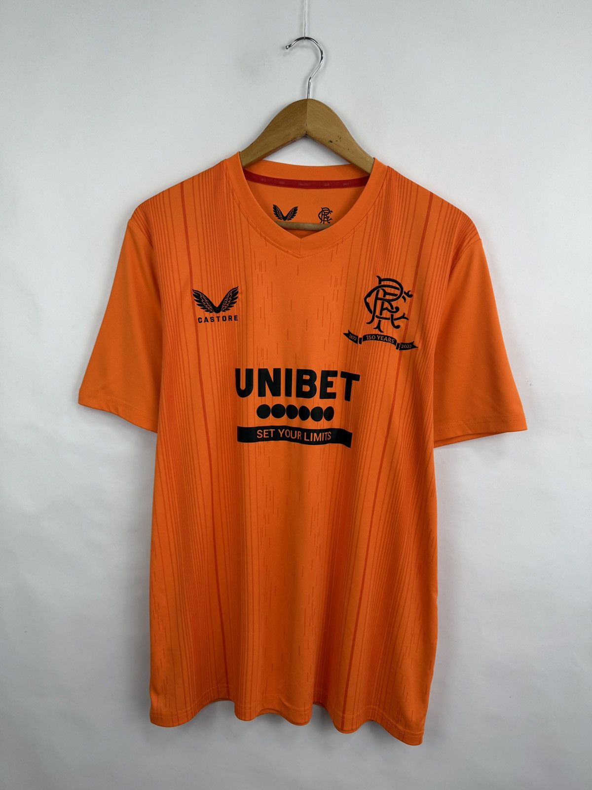 Castore 🏴󠁧󠁢󠁳󠁣󠁴󠁿 2021/22 Castore Glasgow Rangers 150 Years Home Jersey Y2K Size US XL / EU 56 / 4 - 3 Thumbnail