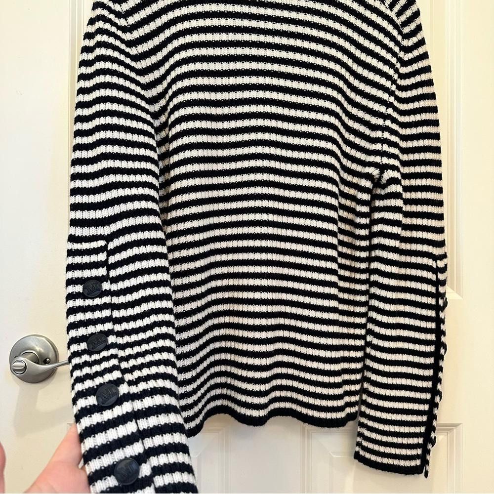 Designer Made In Italy Max Mara Label-cut Stretchy Wool Sweater Size M / US 6-8 / IT 42-44 - 4 Thumbnail