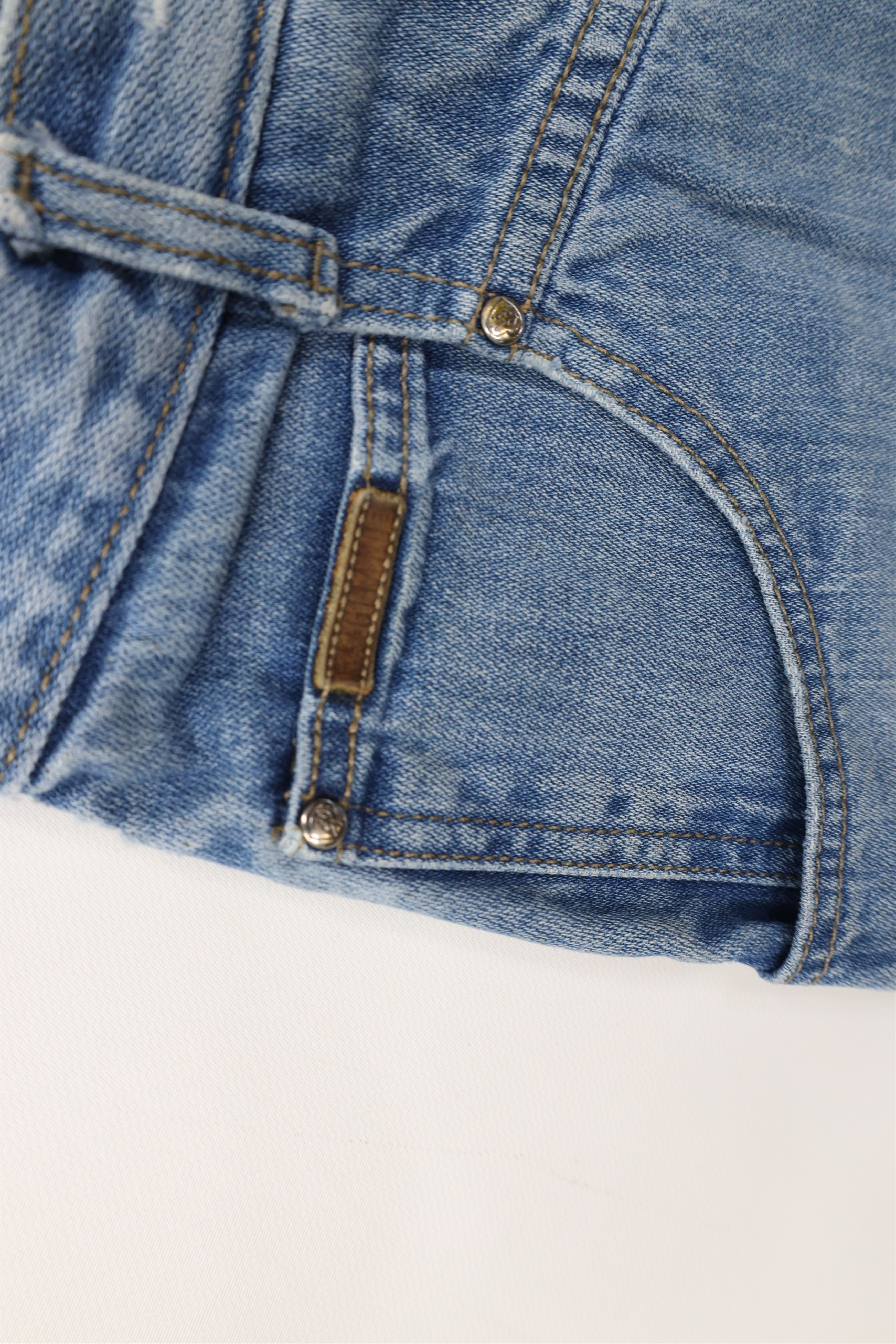 Vintage Vintage 90s Streetwear High Waist Tapered Leg Denim Jeans Size 26" / US 2 / IT 38 - 9 Thumbnail