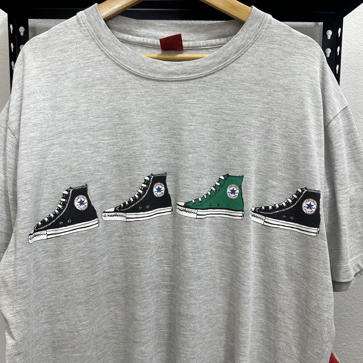Converse × Vintage Rare Converse High Cut Tees Size US XXL / EU 58 / 5 - 2 Thumbnail