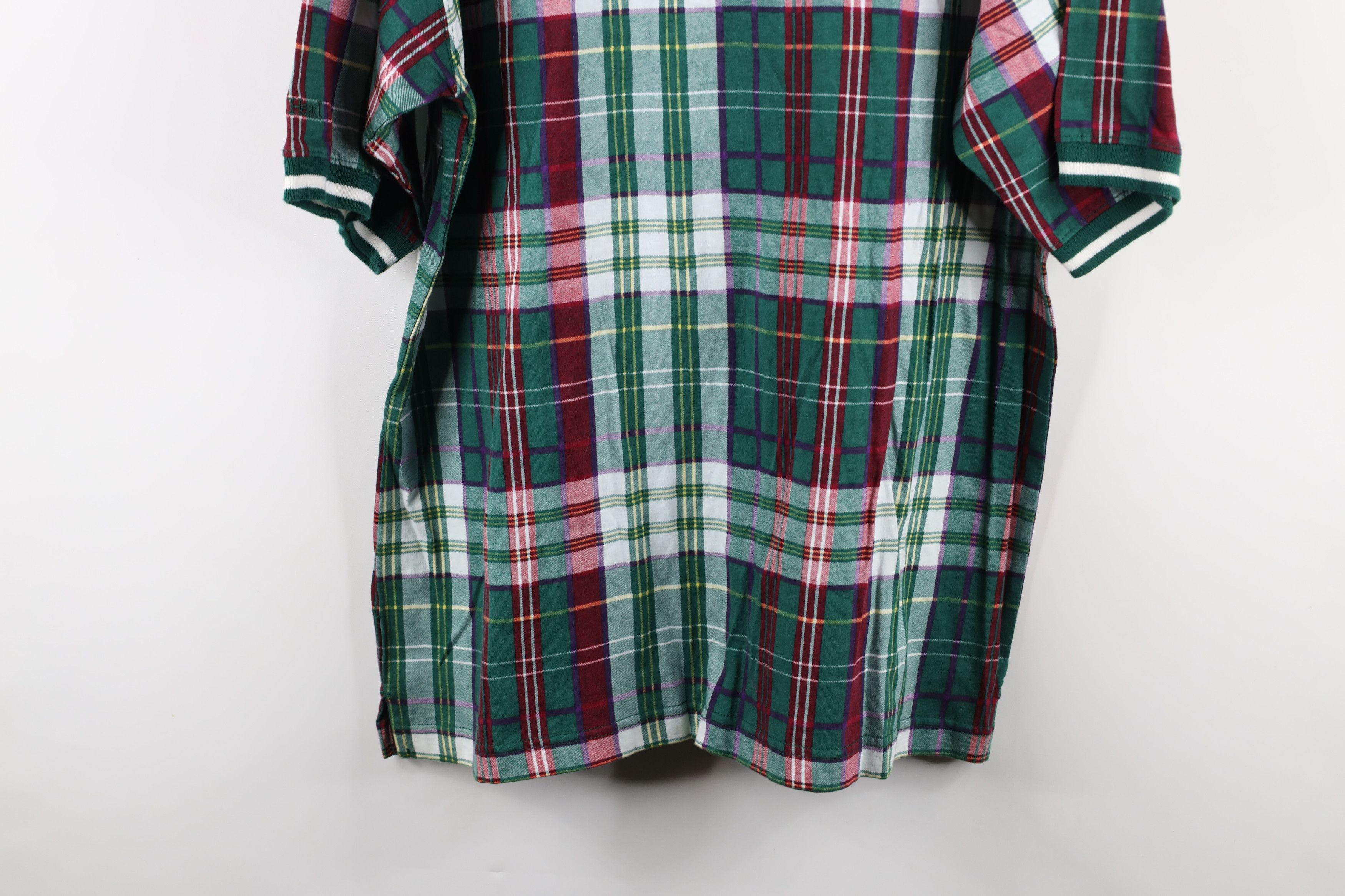 Vintage Deadstock Vintage 90s Duck Head Checkered Plaid Golf Polo Size US L / EU 52-54 / 3 - 11 Thumbnail