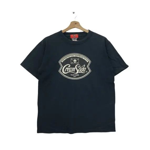 Japanese Brand Vtg CREAM SODA JAPAN Skull Skate Tee Shirt Live Young Die Size US M / EU 48-50 / 2 - 1 Thumbnail