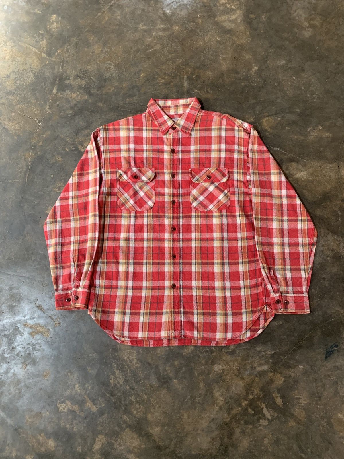 Avirex Vintage AVIREX Heavy Rugged Plaid Flannel Double Pocket Size US M / EU 48-50 / 2 - 2 Thumbnail