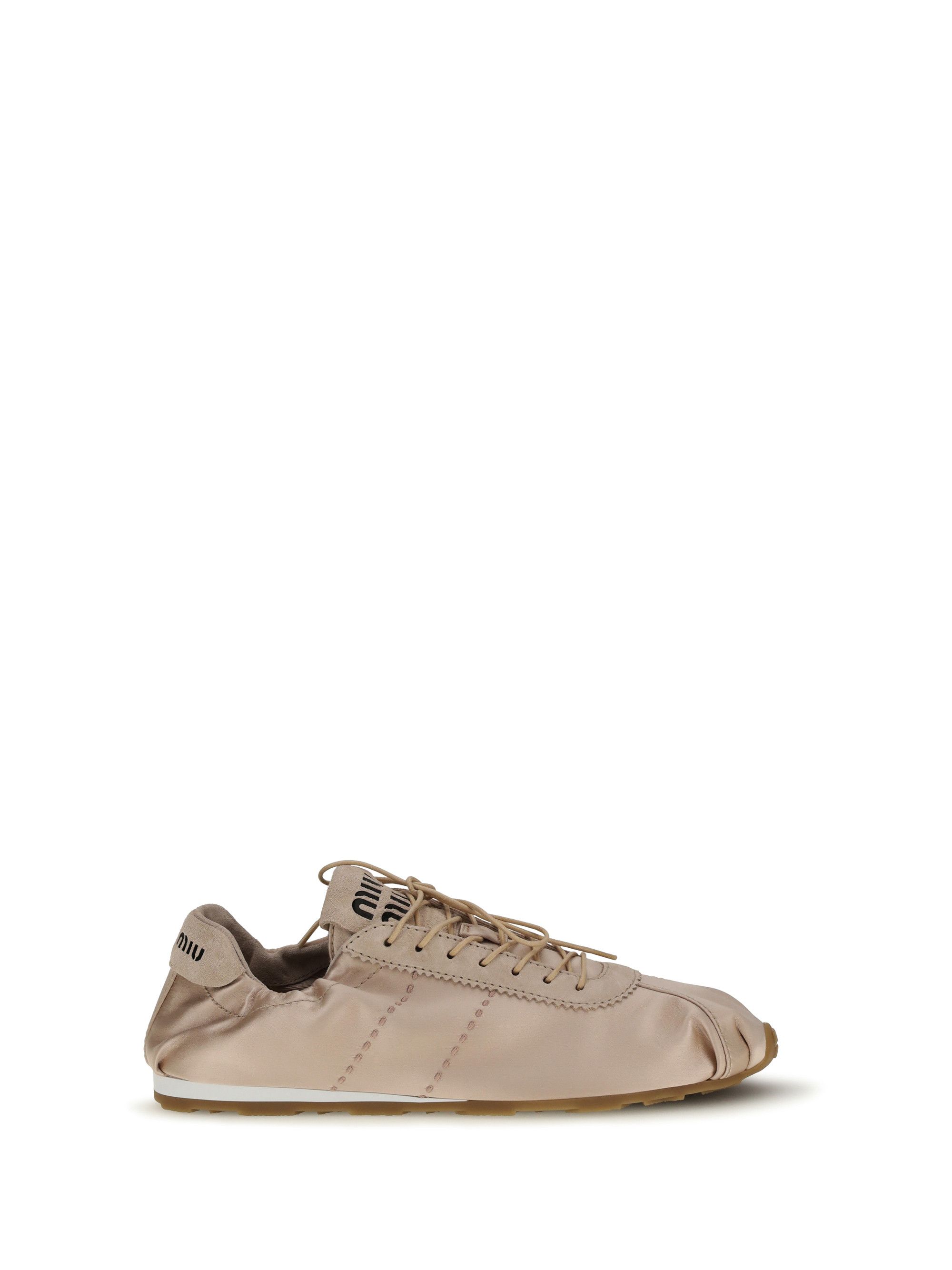 Miu Miu Satin Plume Sneakers Size US 7.5 / IT 37.5 - 1 Thumbnail